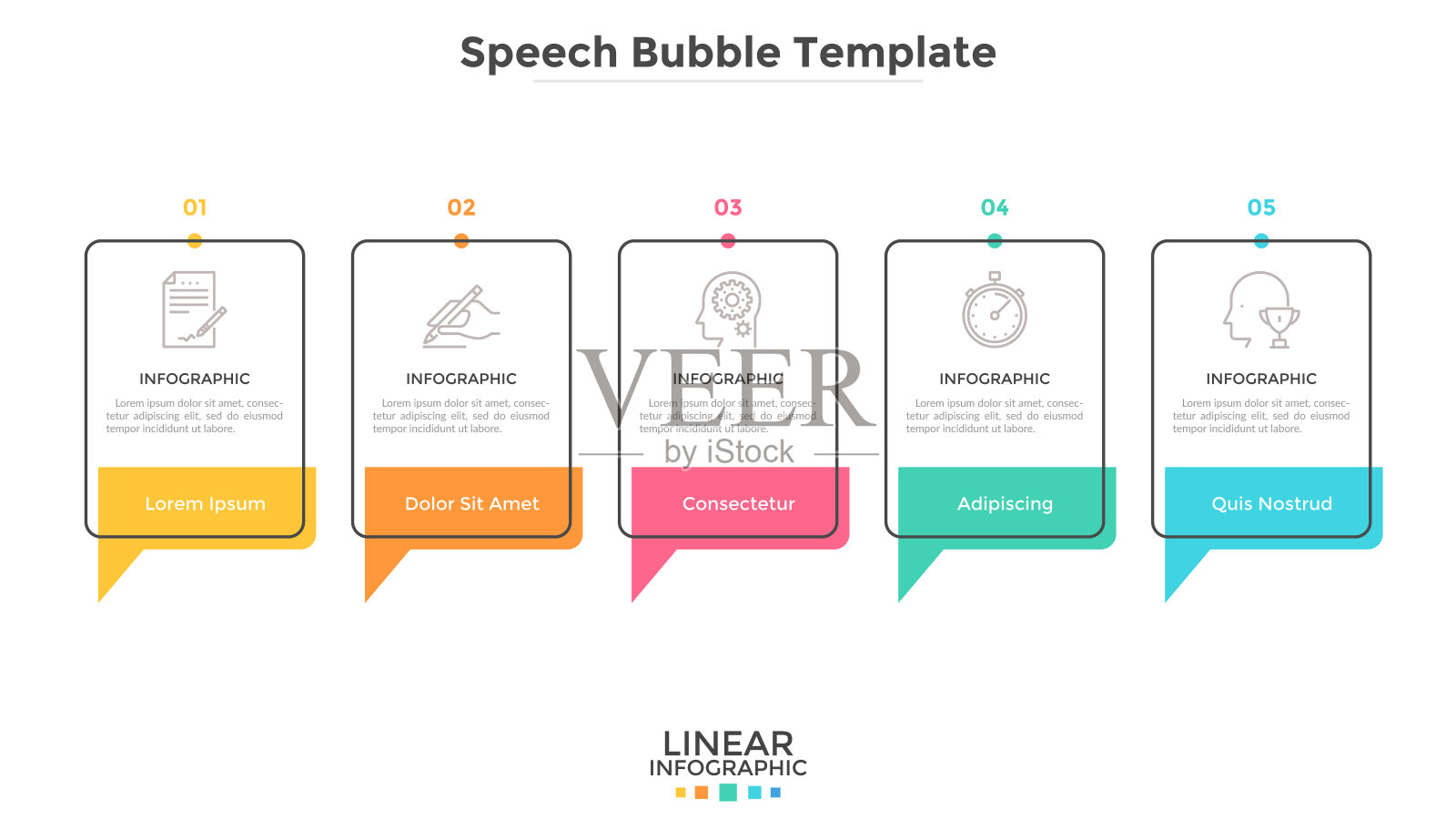 现代信息模板插画图片素材