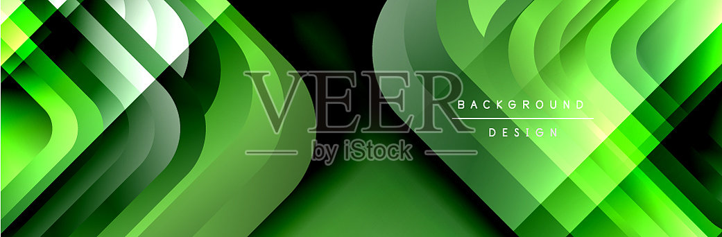 圆形正方形组成几何形状插画图片素材