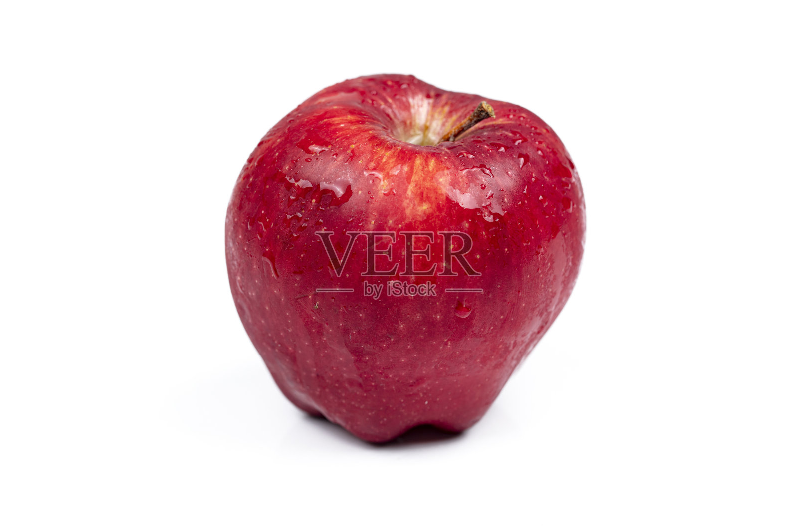 白色背景上的红苹果照片摄影图片