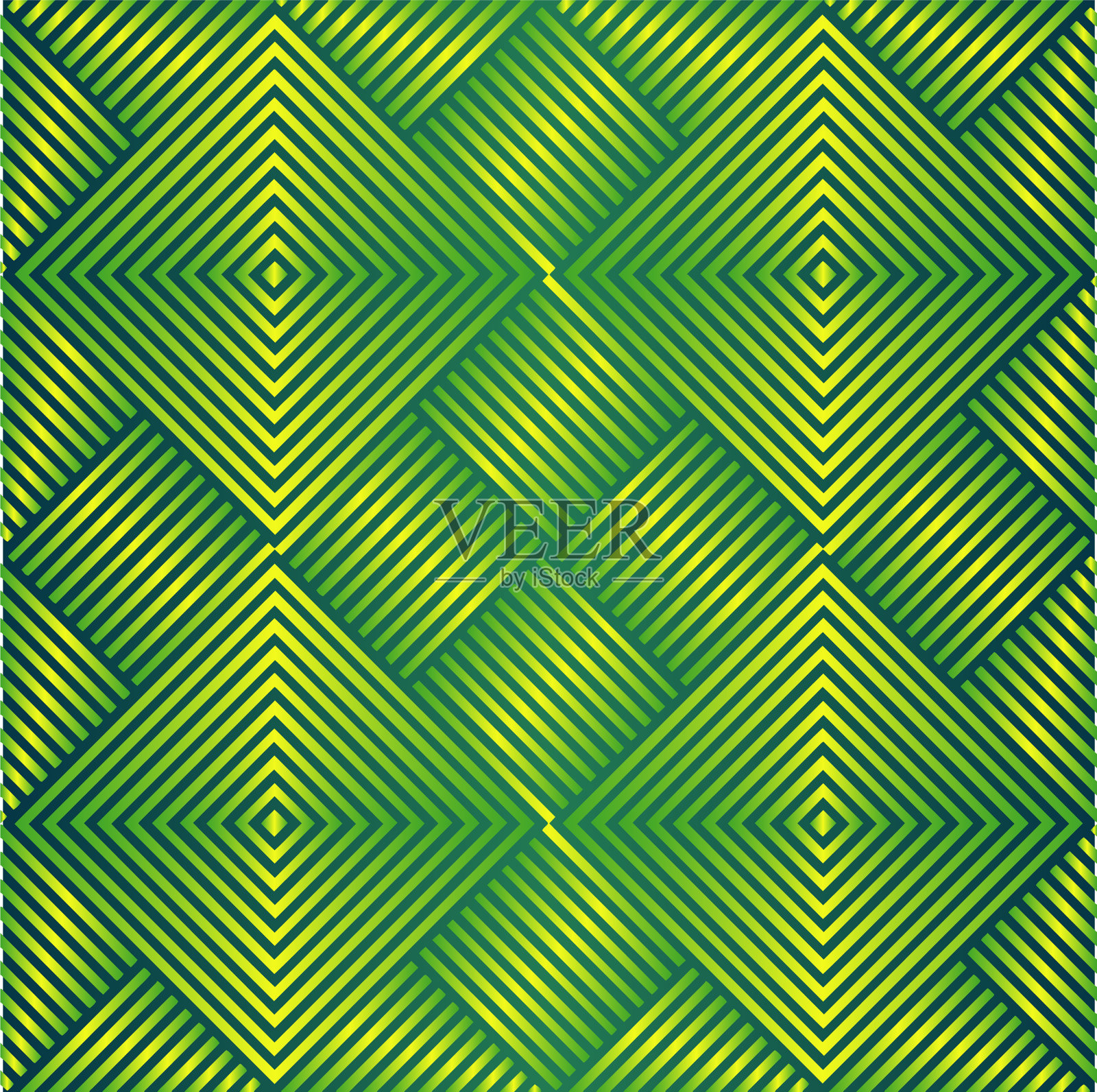 背景绿色现代几何线条艺术设计插画图片素材