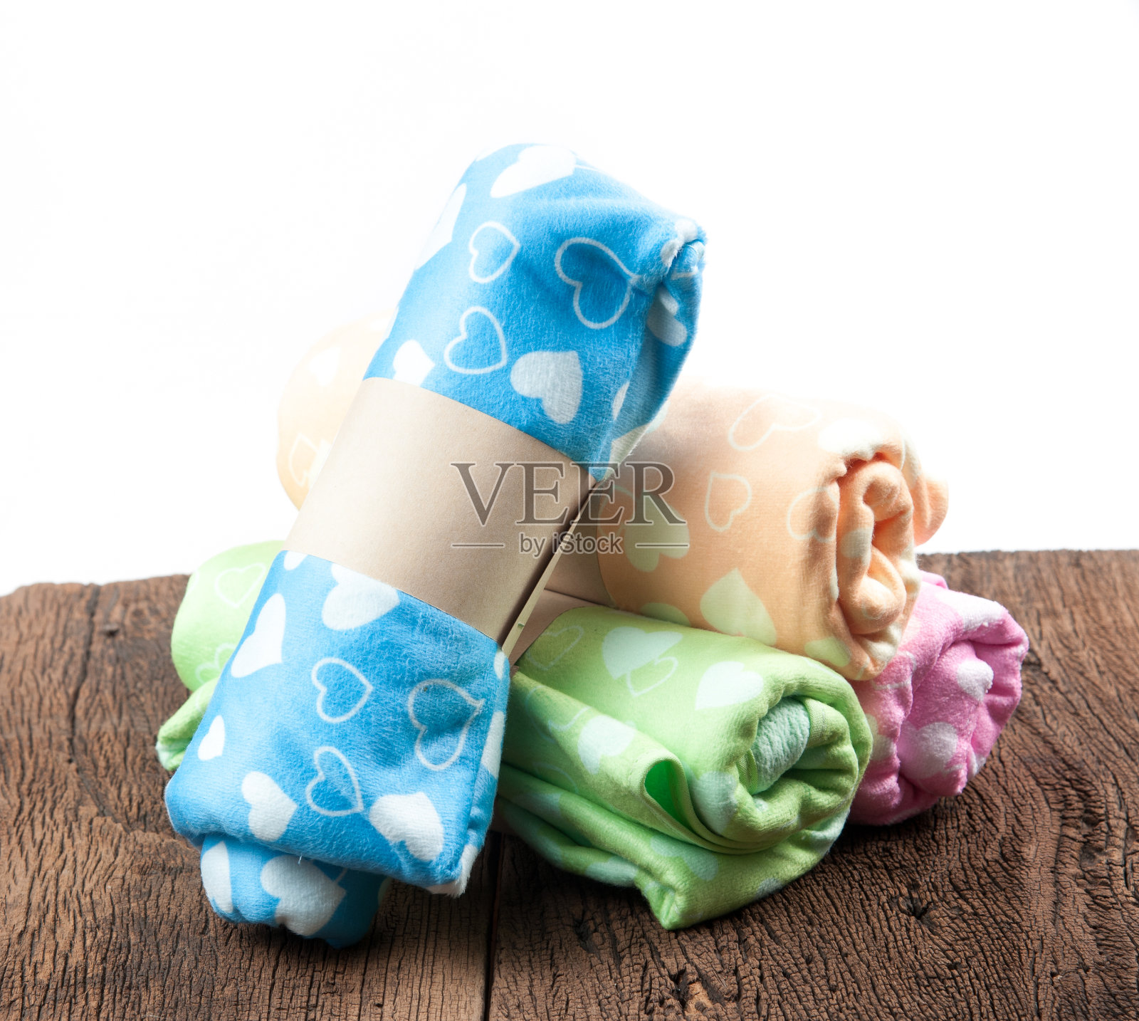 彩色超细纤维毛巾照片摄影图片