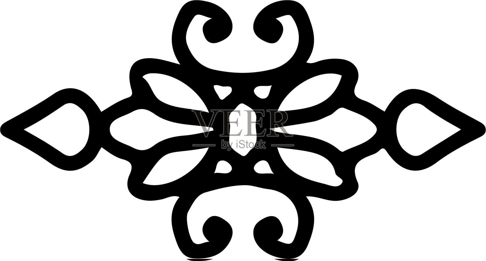 标志曼荼罗艺术品涂鸦风格插画图片素材