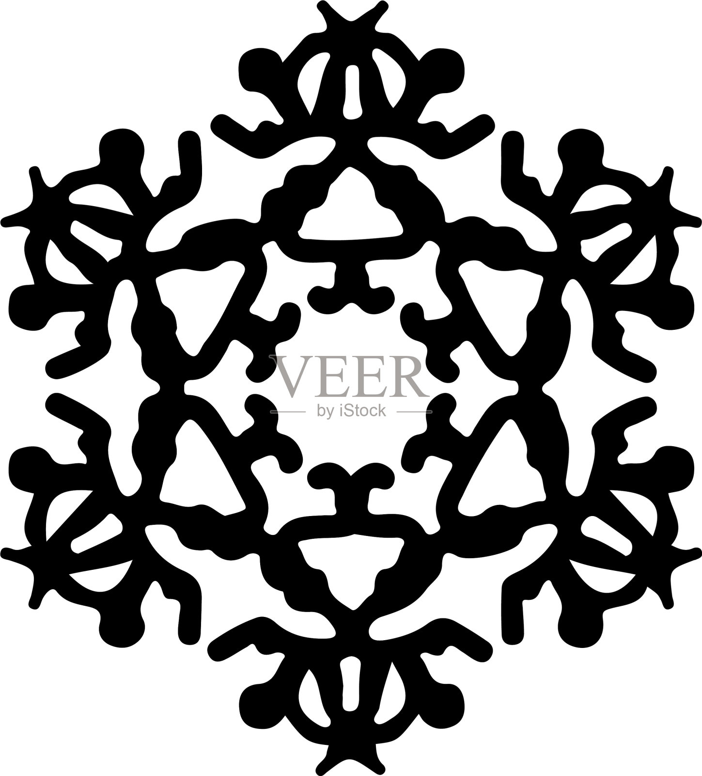 标志曼荼罗艺术品涂鸦风格插画图片素材