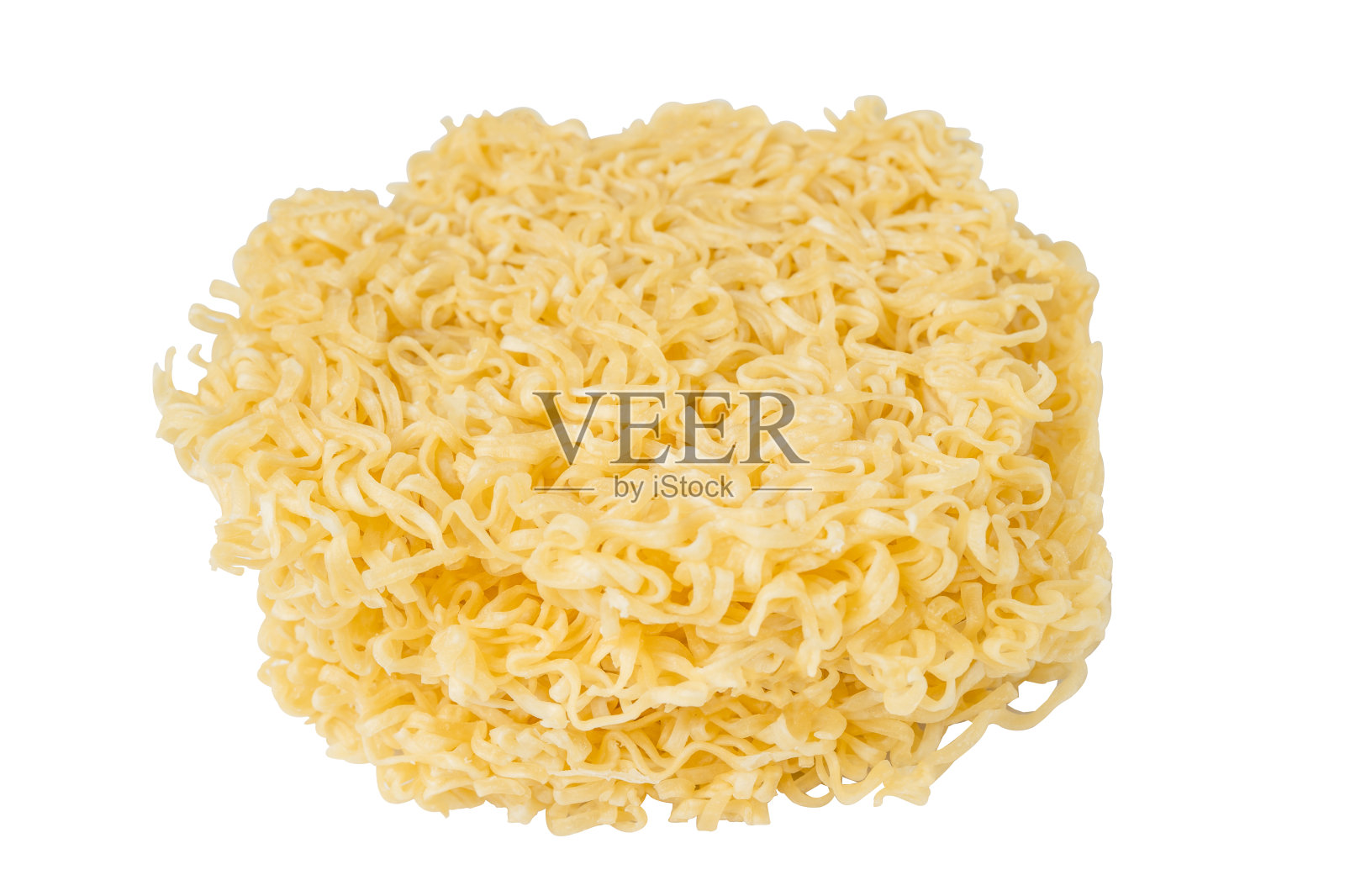 干方便面孤立在白色背景。照片摄影图片