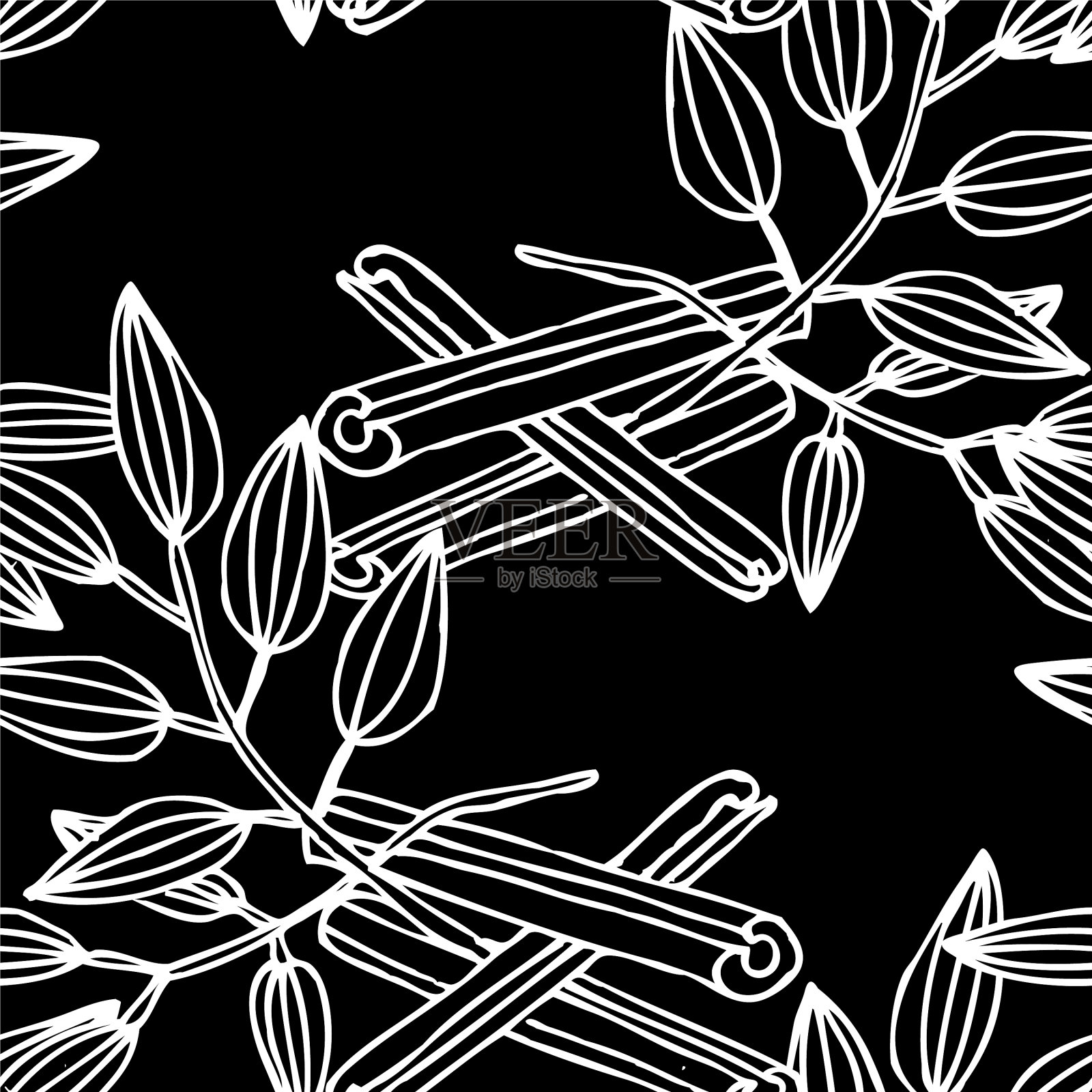 水果无缝模式插画图片素材