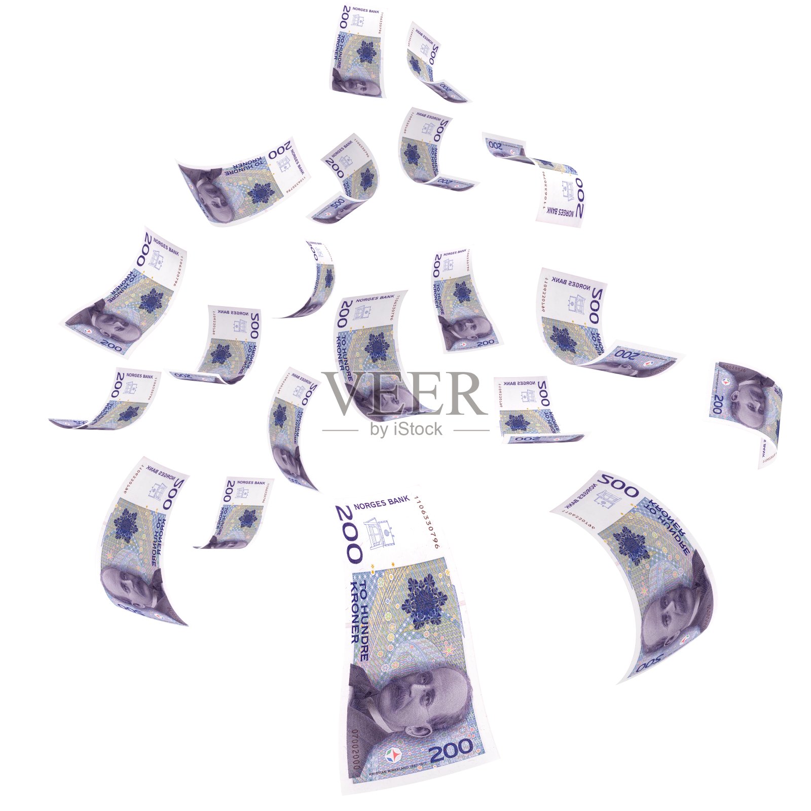 挪威货币贬值引发金融危机照片摄影图片