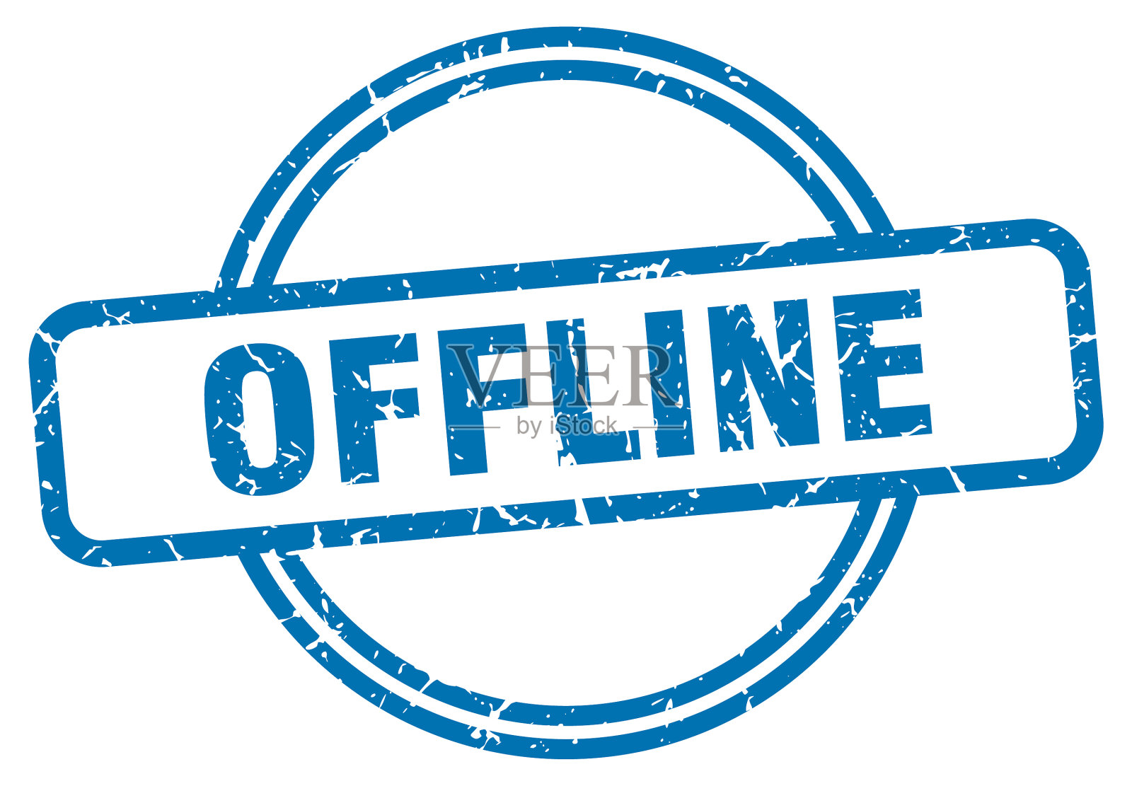 脱机邮票脱机轮vintage grunge标志插画图片素材