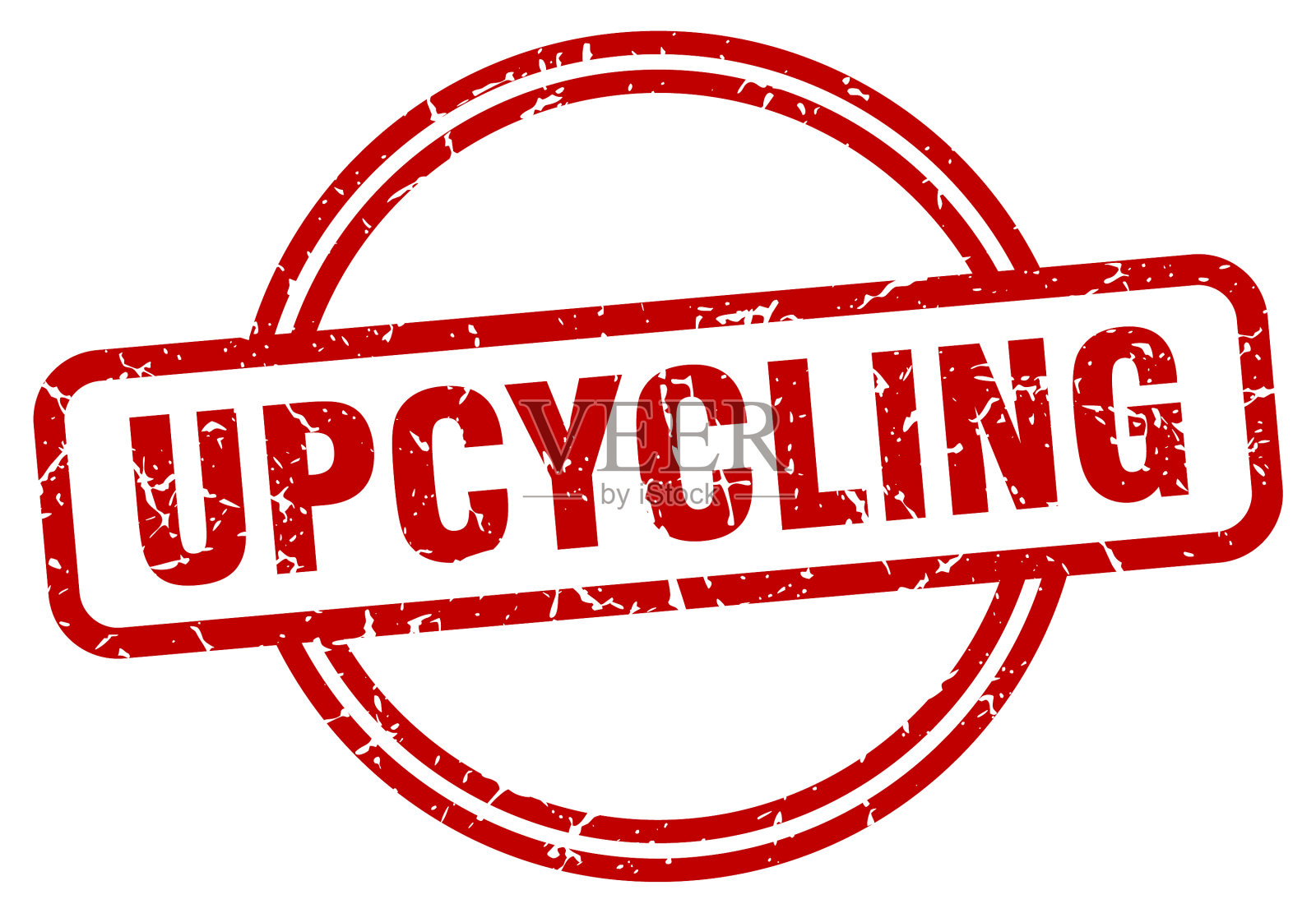 在复古垃圾中升级邮票插画图片素材