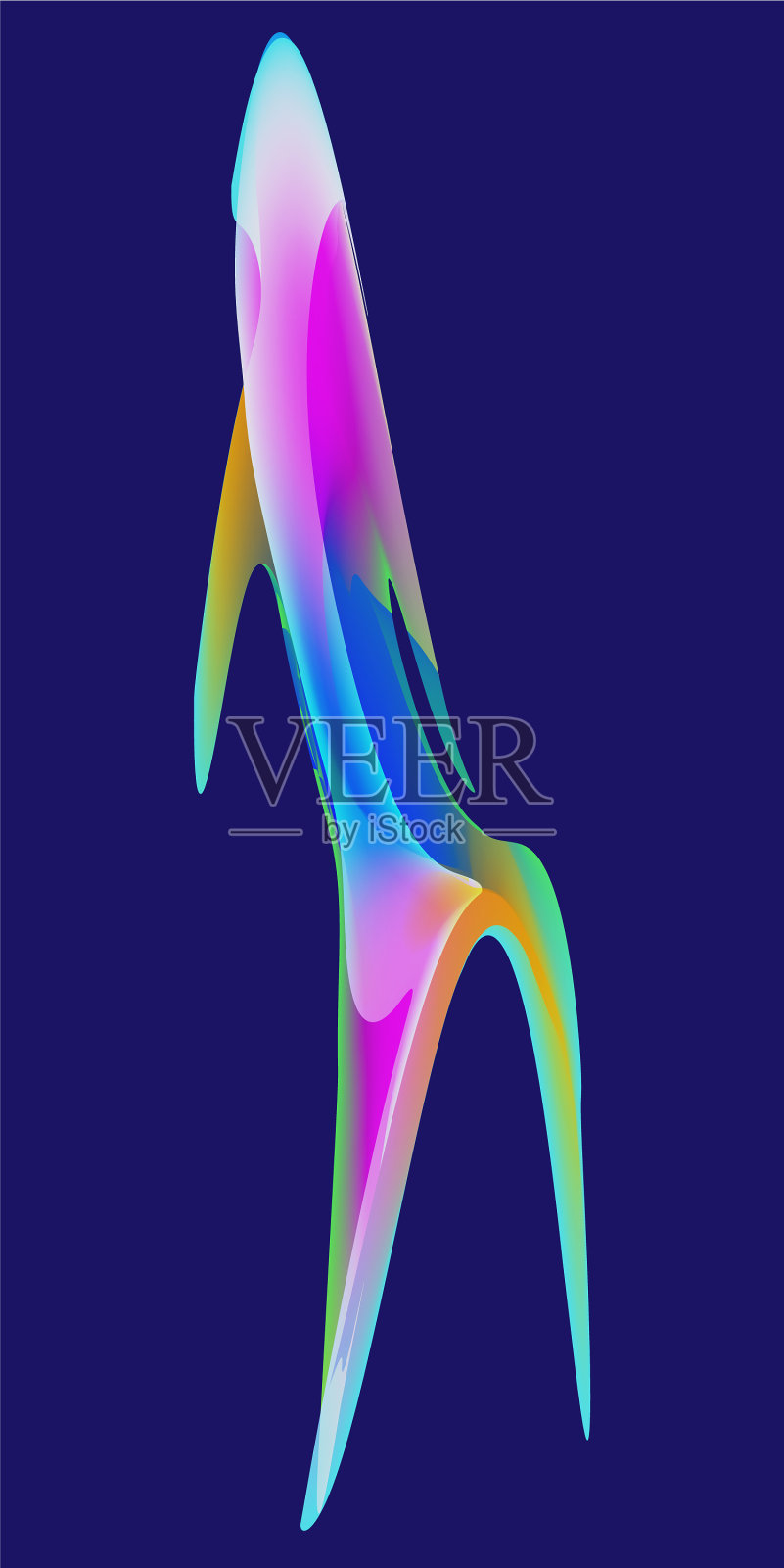 彩色抽象液体涂料背景插画图片素材