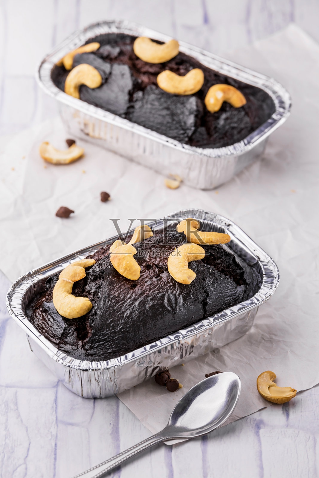 布朗尼蛋糕甜点照片摄影图片