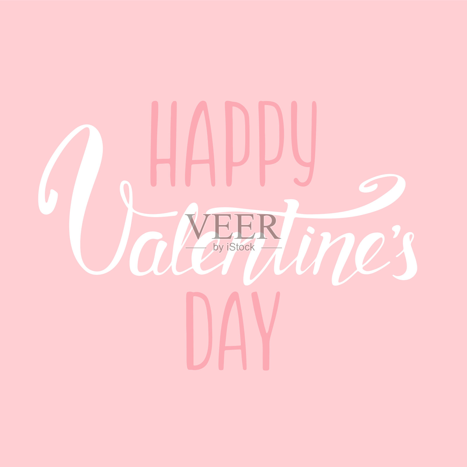 情人节涂鸦文字背景插画图片素材