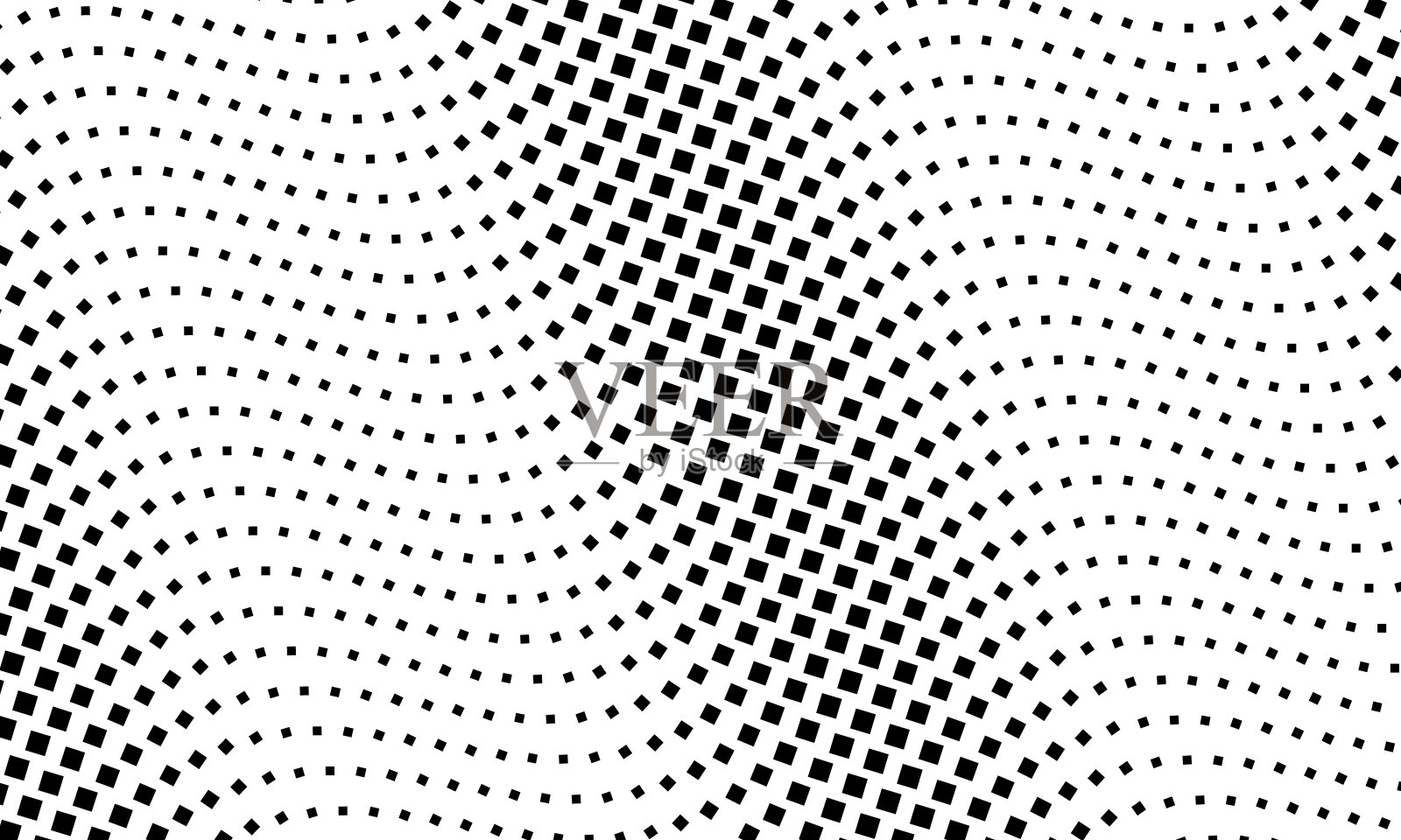 抽象波浪背景与重复元素在半色调设计插画图片素材