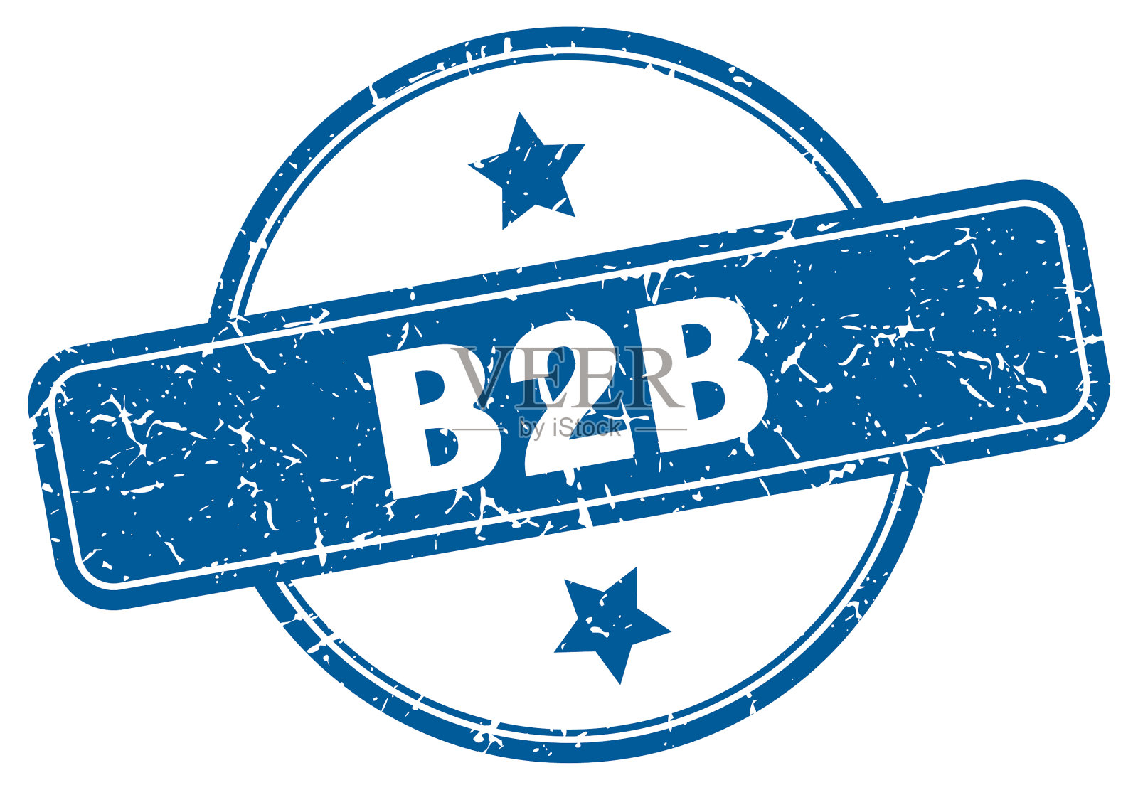 B2b邮票B2b轮复古垃圾标识B2b插画图片素材