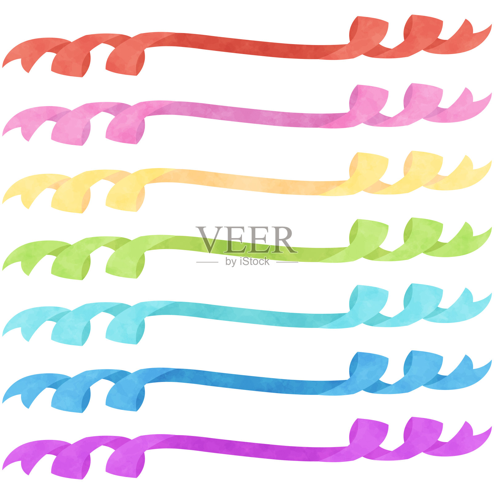 带状线设置插画图片素材