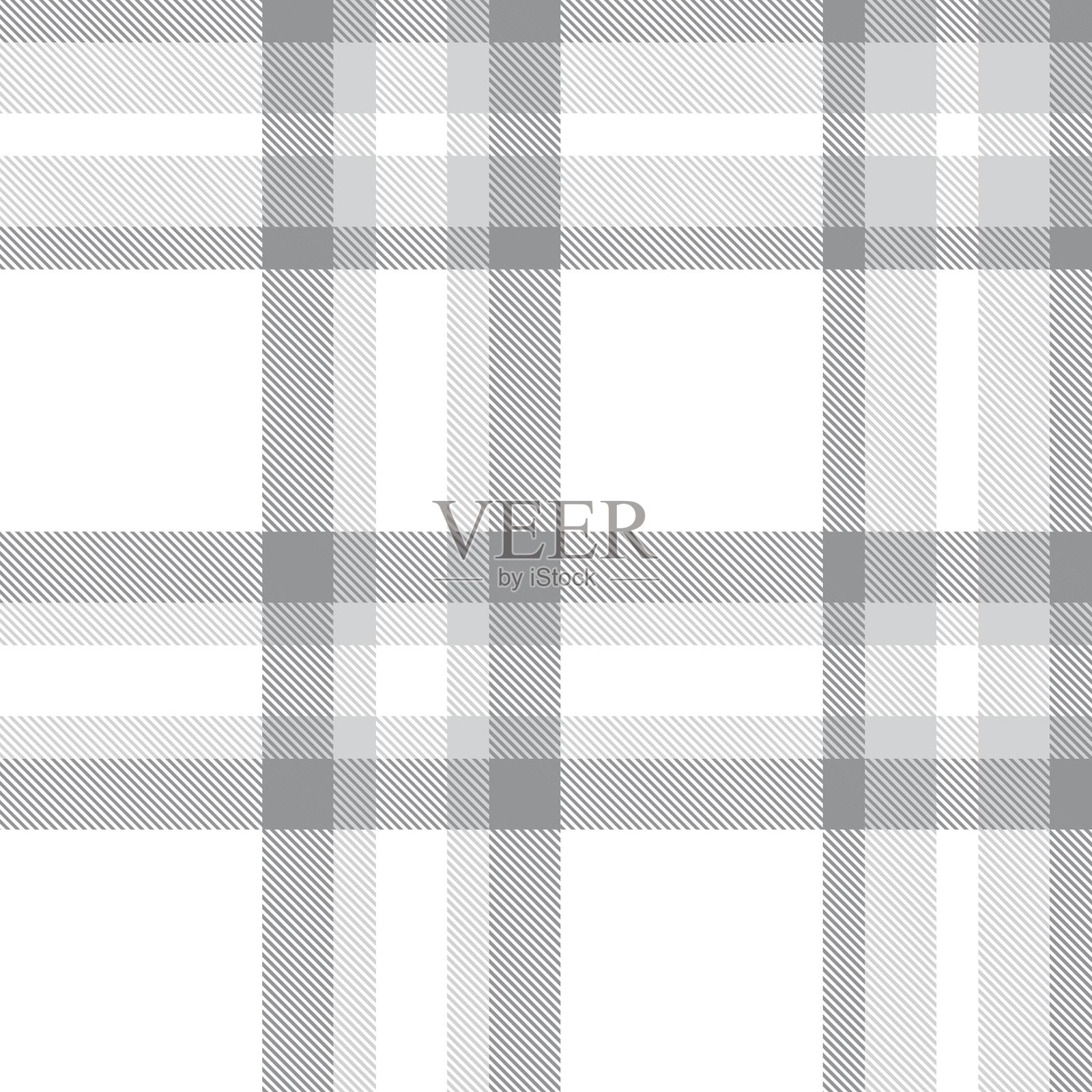 白色格子呢格子无缝图案插画图片素材