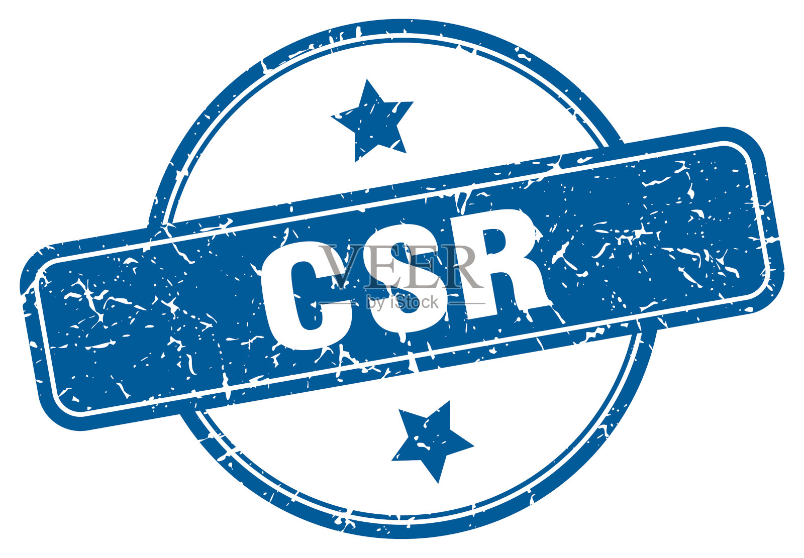 CSR邮票CSR轮复古垃圾标志CSR插画图片素材