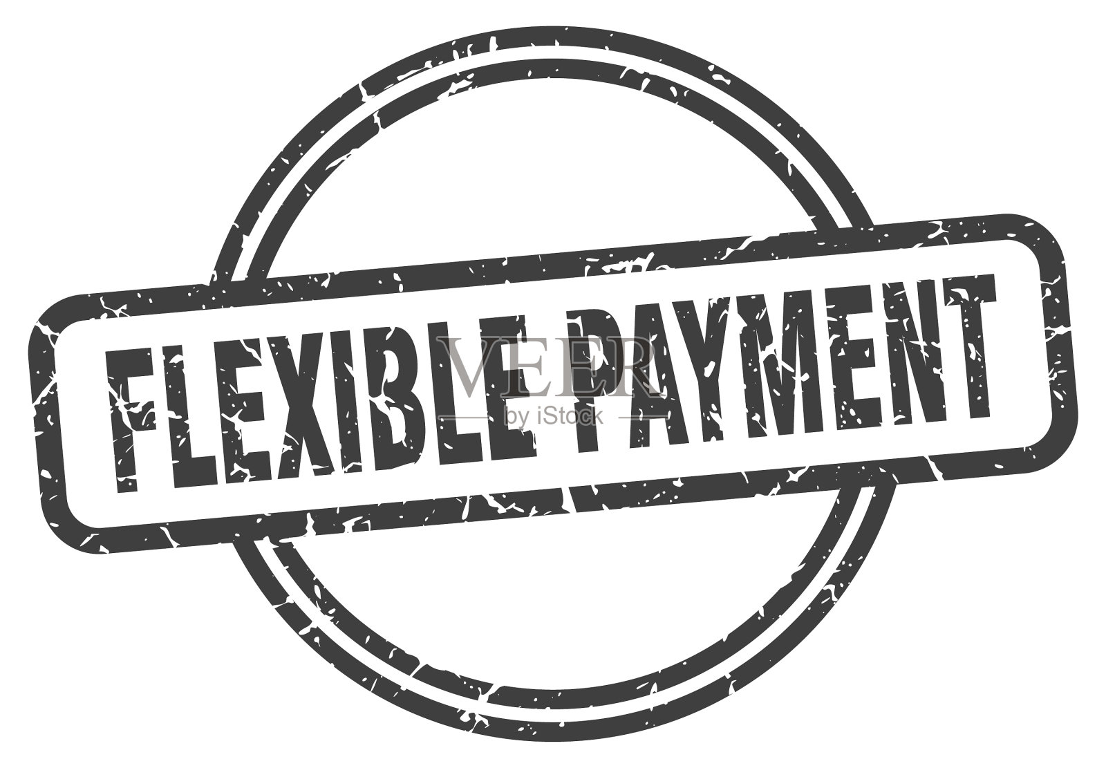 灵活的支付印章灵活的支付轮插画图片素材