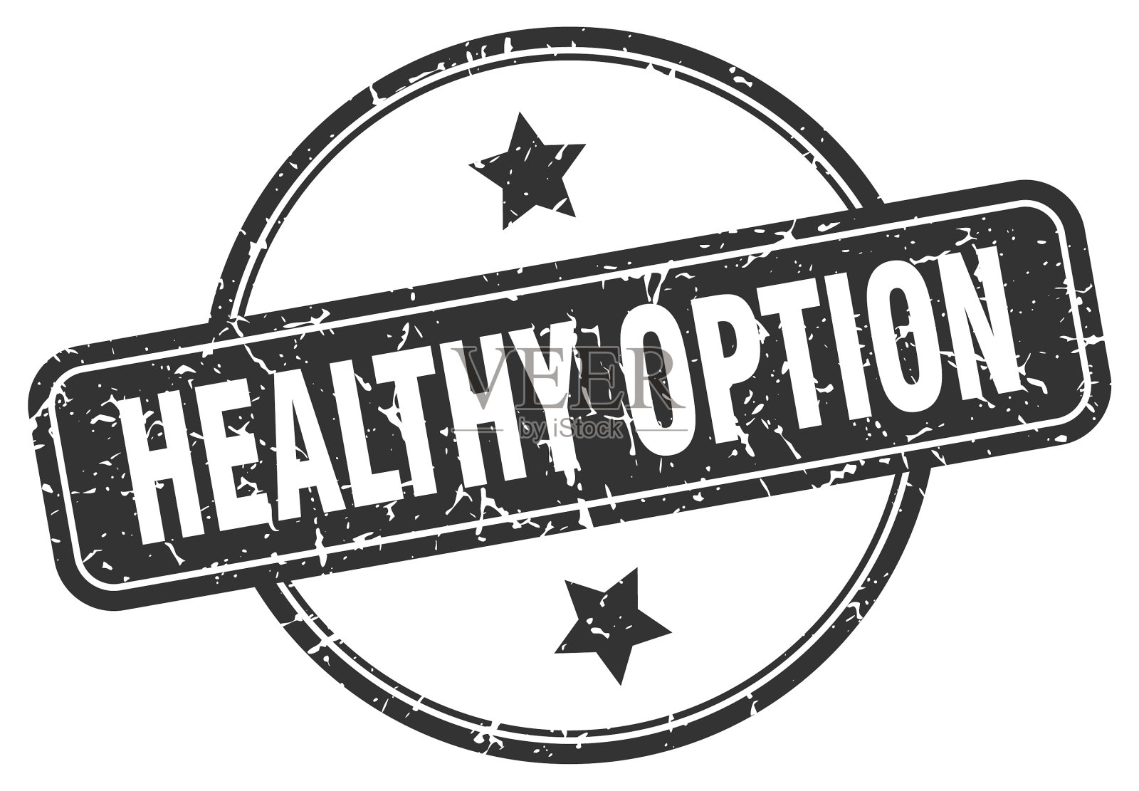 健康的选择邮票健康的选择round古董插画图片素材