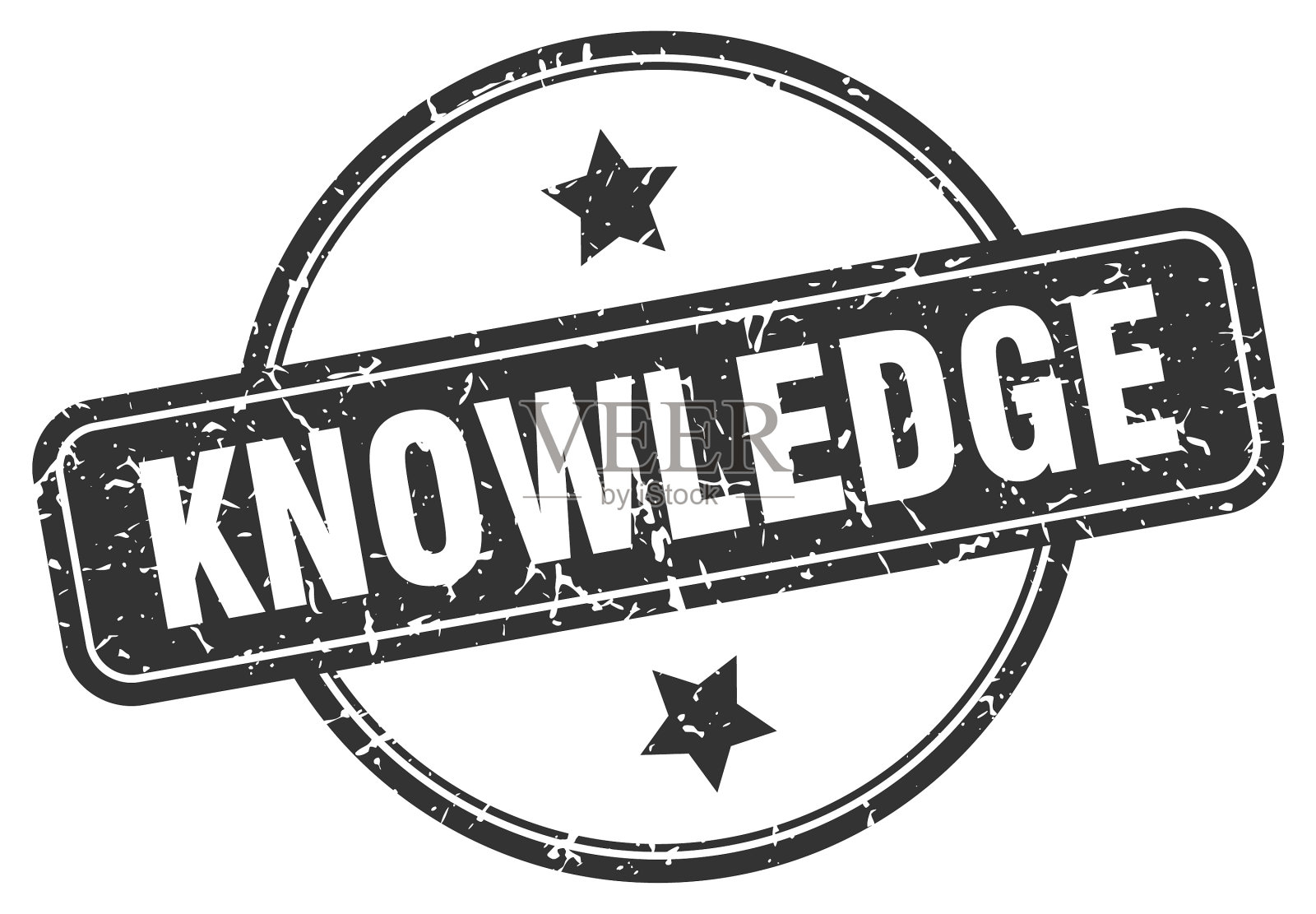 知识邮票知识围绕着古董垃圾插画图片素材