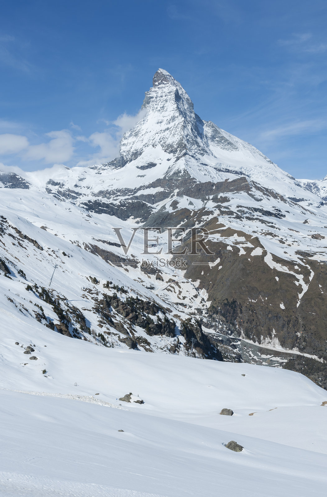 瑞士的马特洪山照片摄影图片