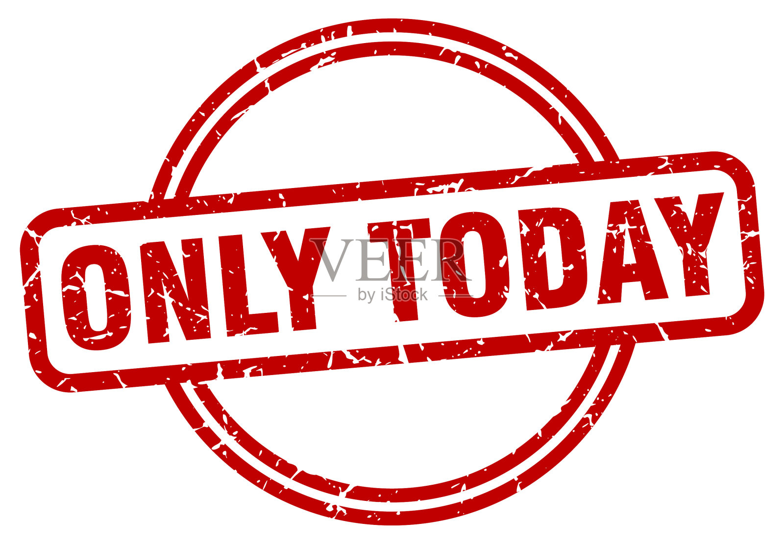 只有今天邮票只有今天圆形的复古垃圾设计元素图片