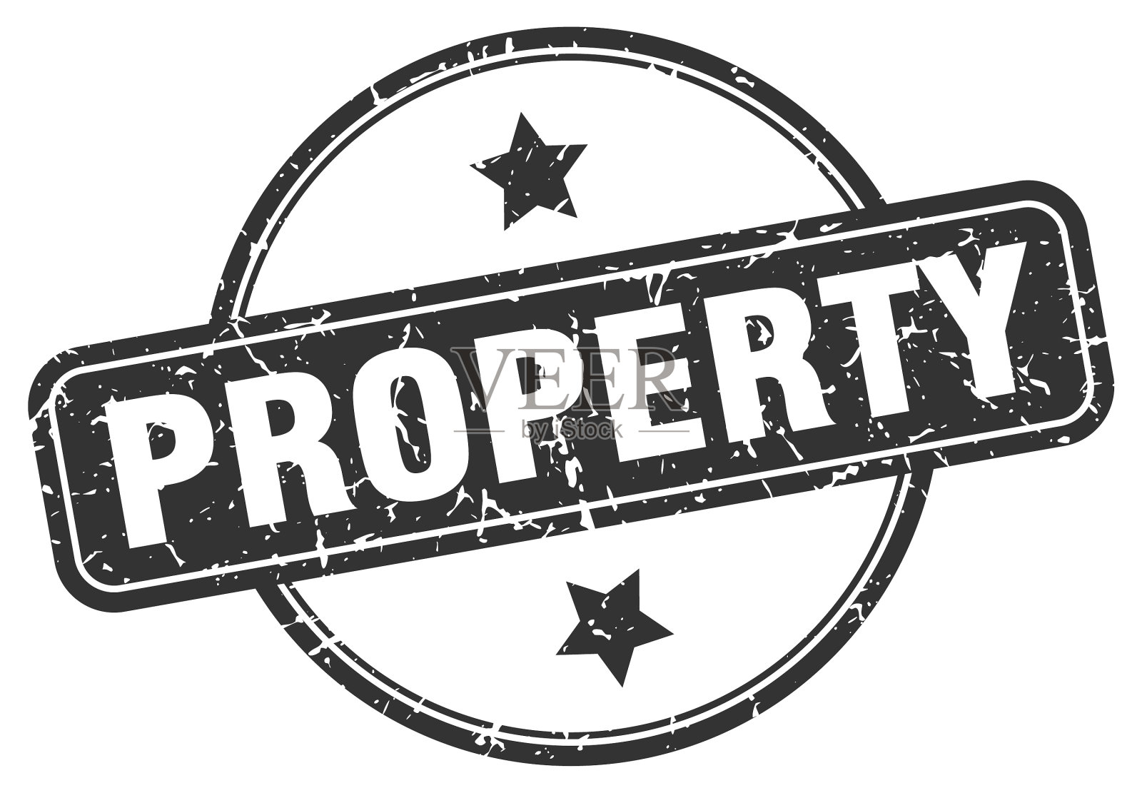 物业邮票物业轮vintage grunge标志插画图片素材