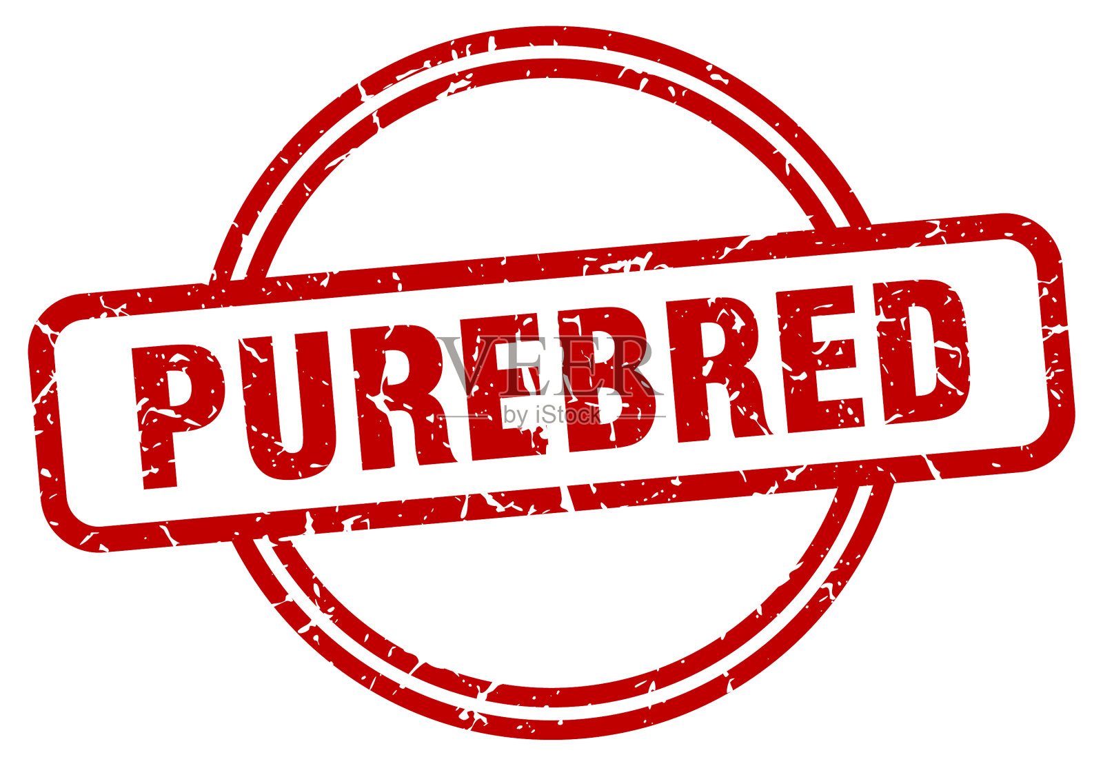 纯种邮票纯种圆形老式垃圾标志插画图片素材