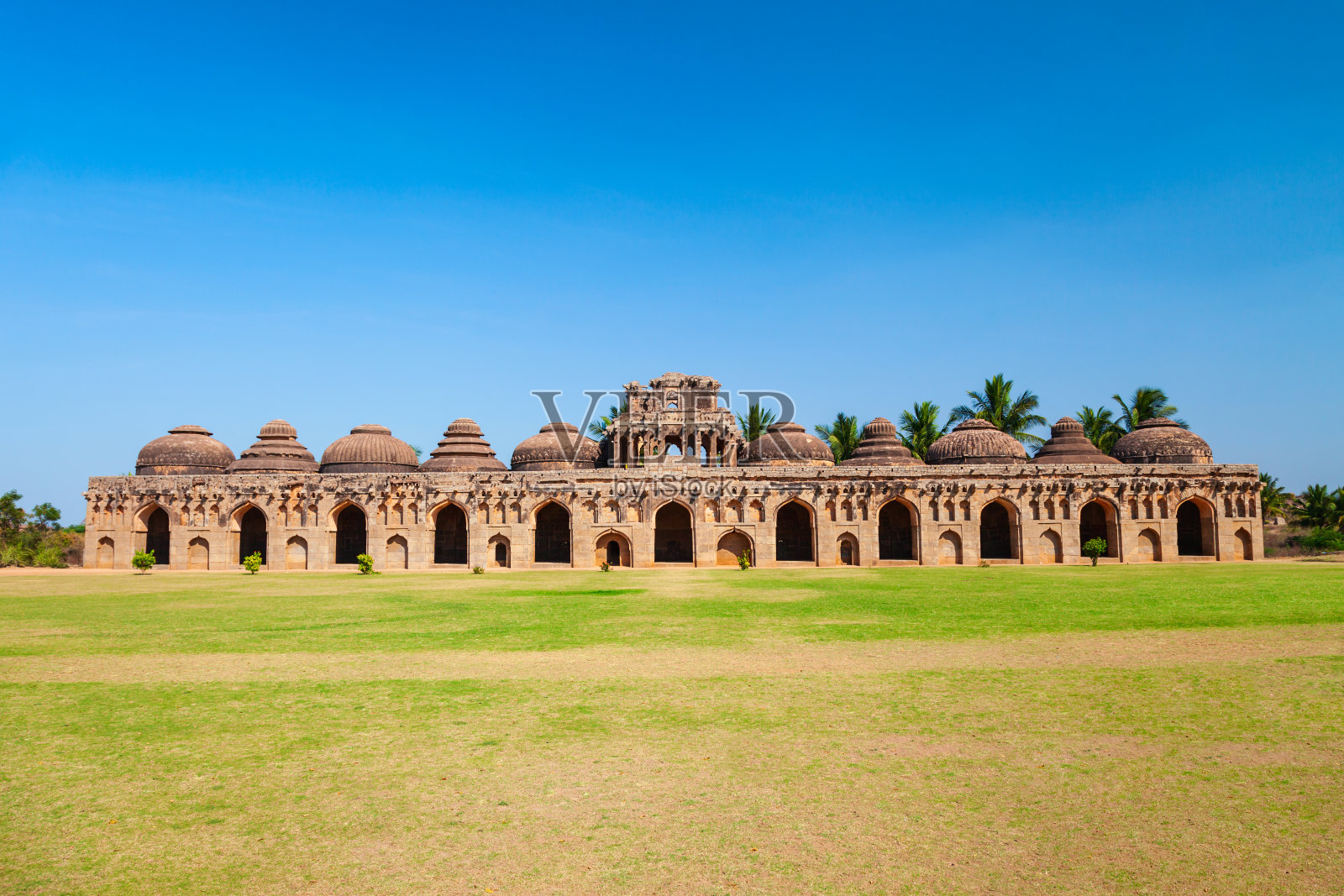 印度汉比维查耶那加拉帝国纪念碑照片摄影图片