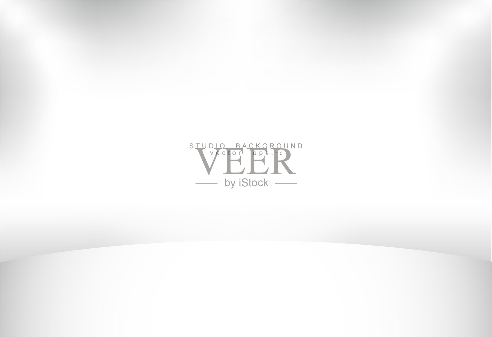 空的画廊墙与灯光的图像和插画图片素材