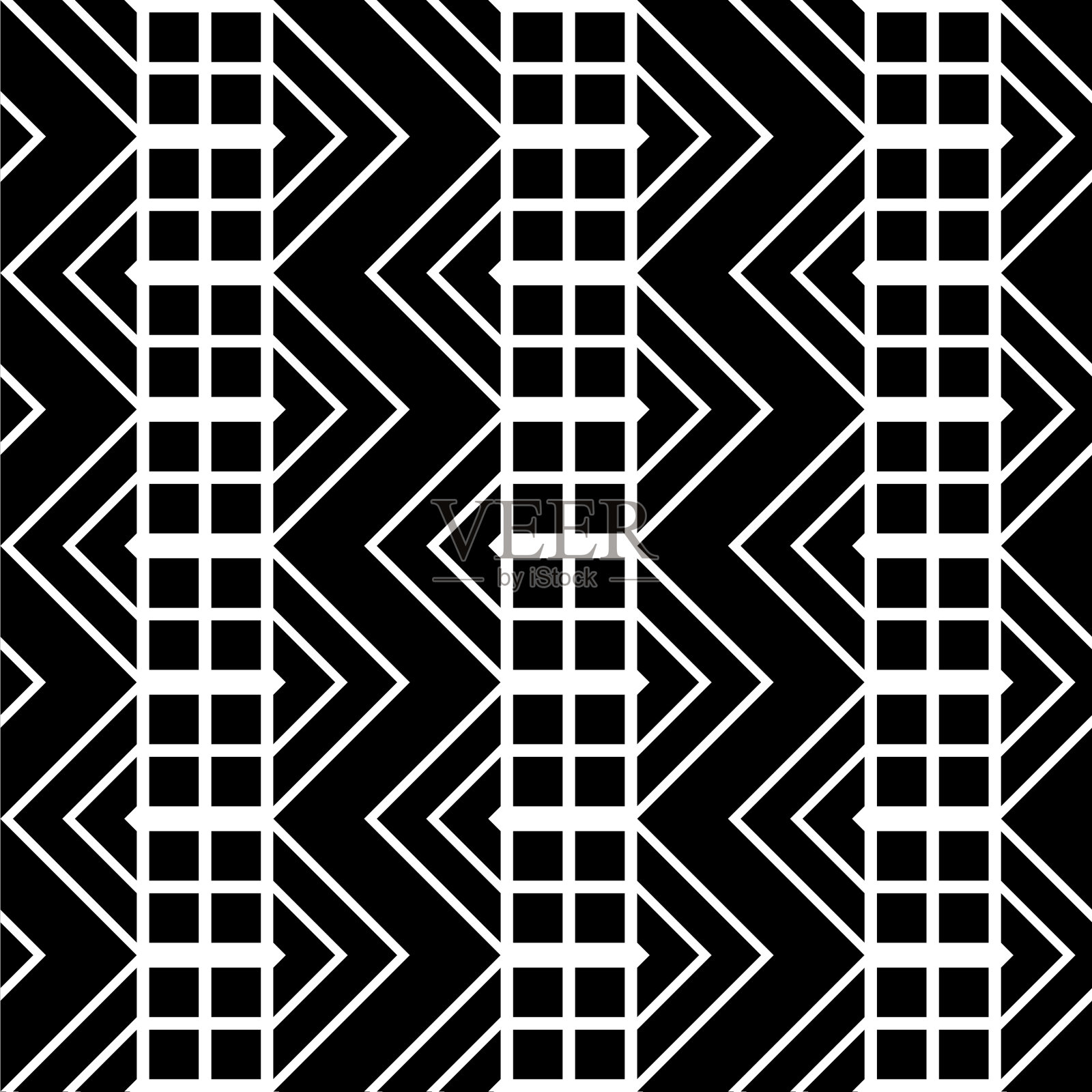设计无缝单色网格图案插画图片素材