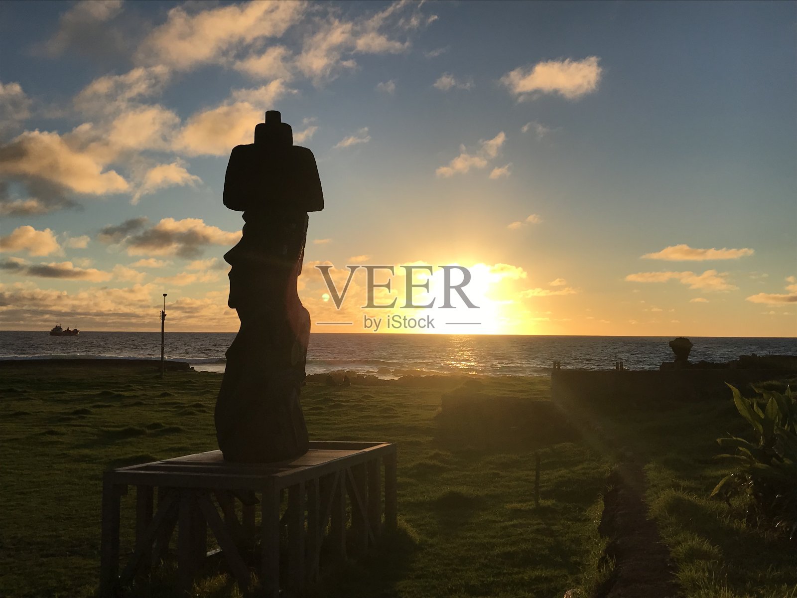 复活节岛照片摄影图片