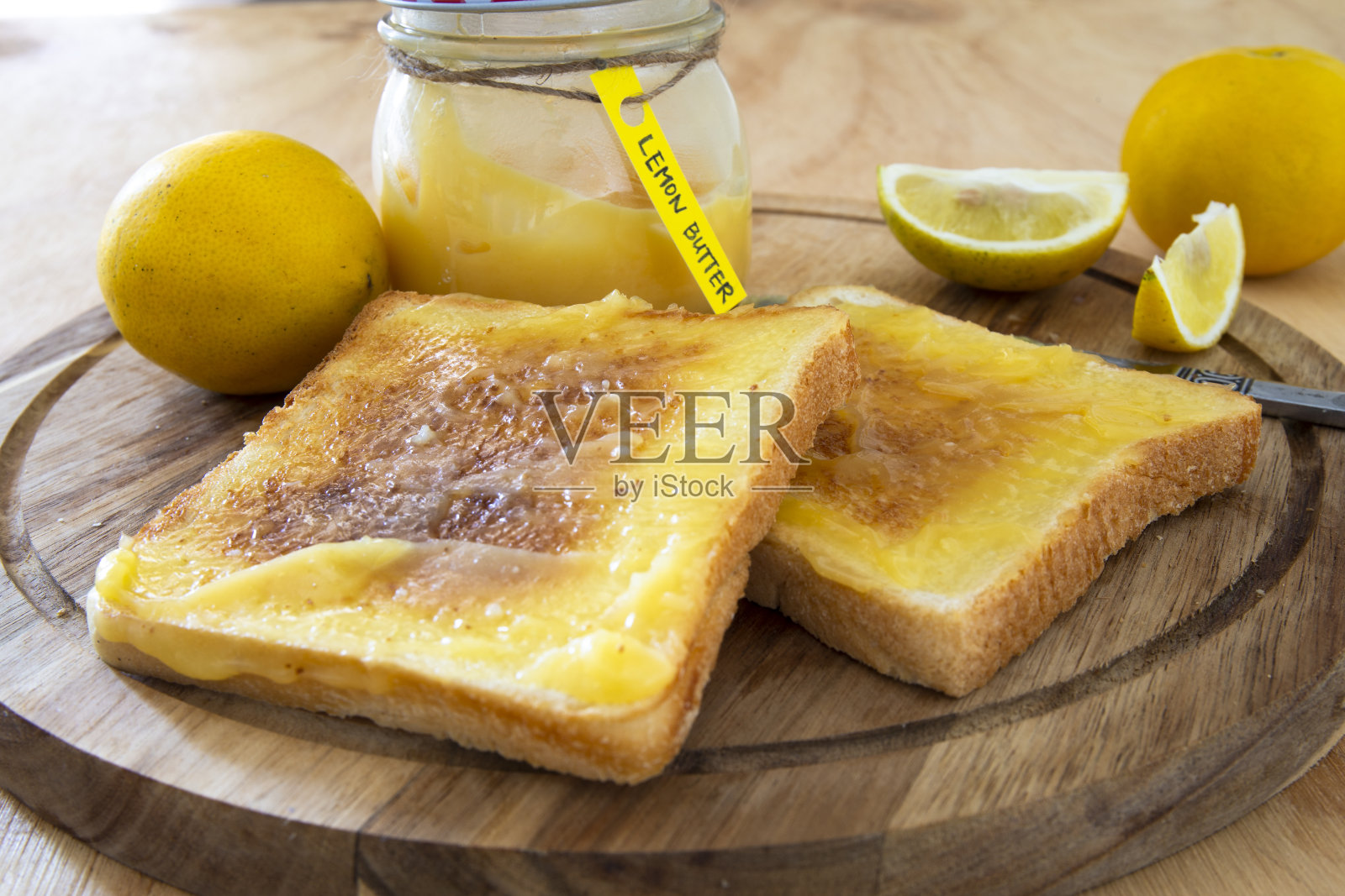 柠檬吐司照片摄影图片