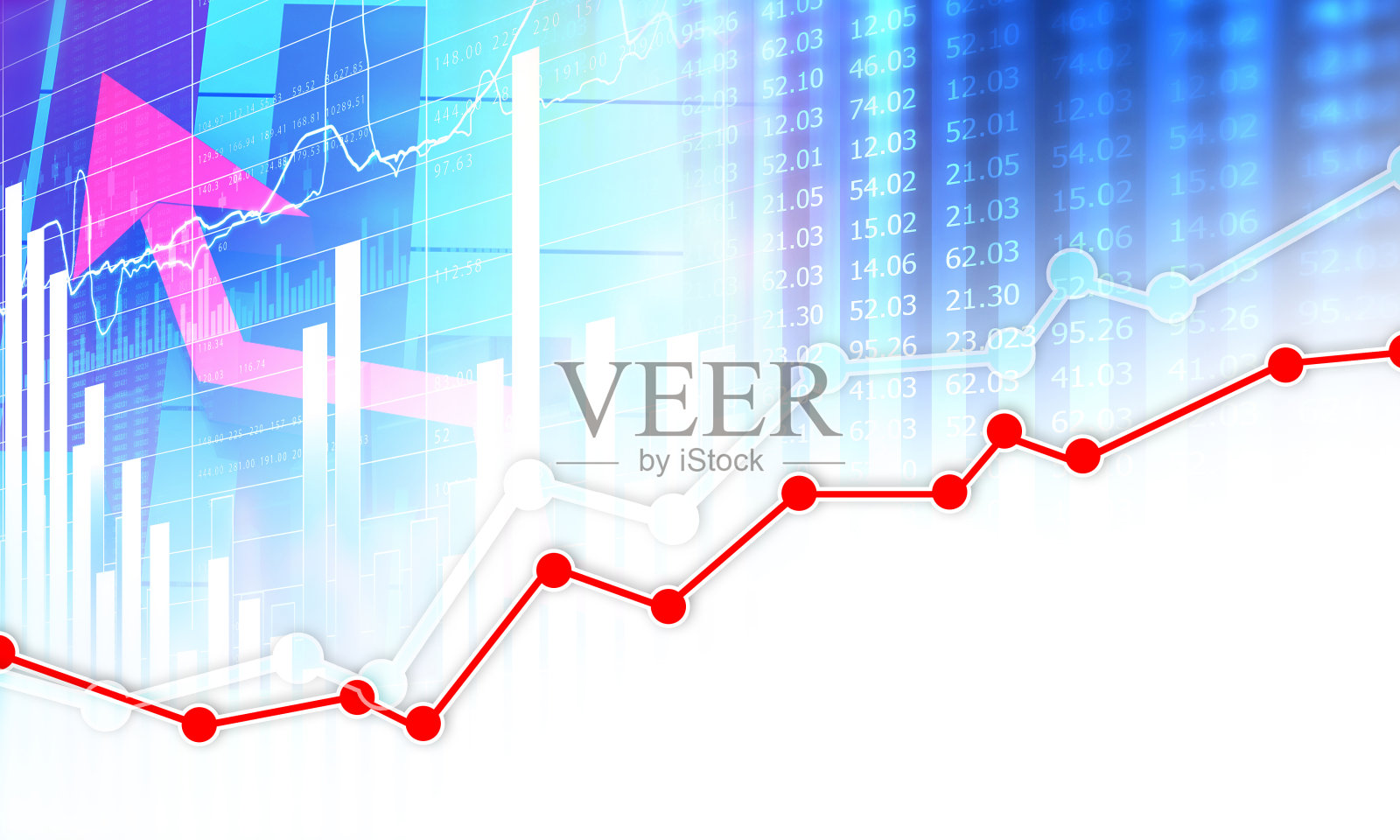 金融股票市场图表背景图照片摄影图片