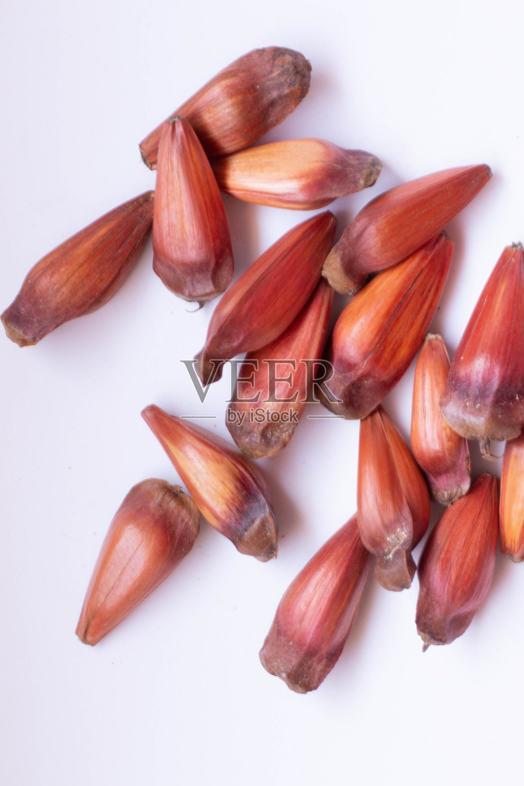 皮尼翁，巴西传统食物，金银花种子。照片摄影图片