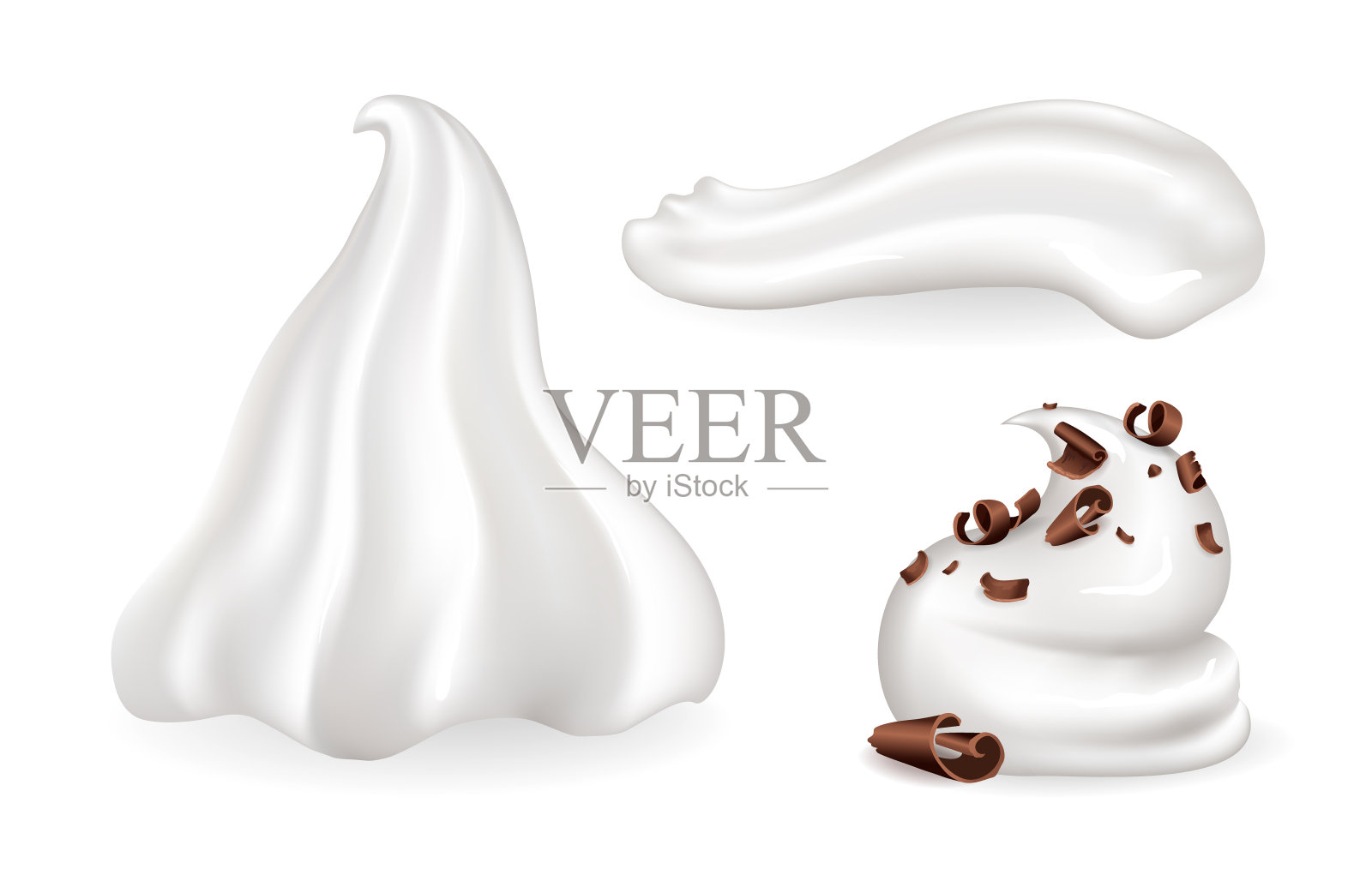 生奶油系列，矢量插图插画图片素材