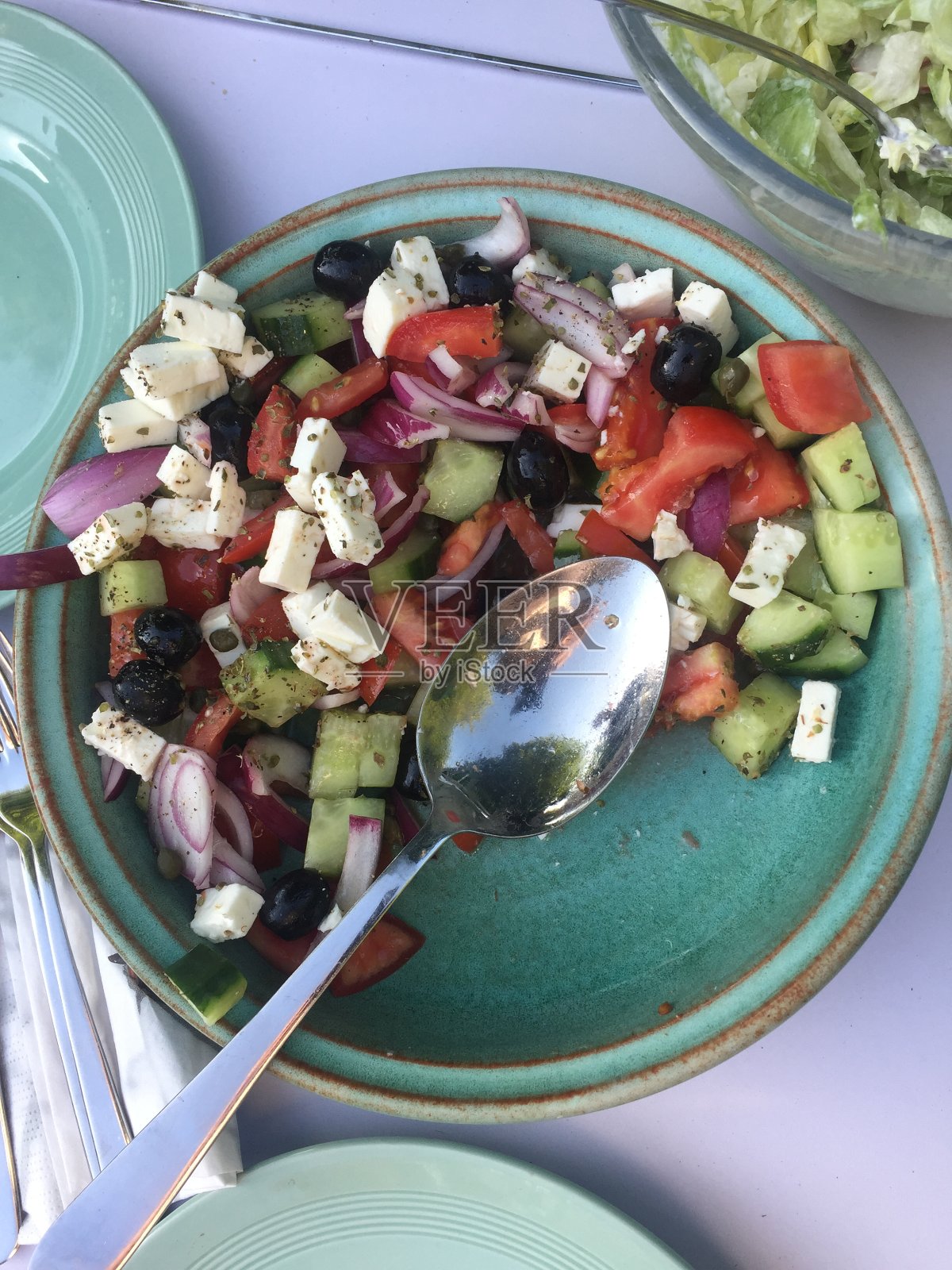 夏季烧烤沙拉照片摄影图片