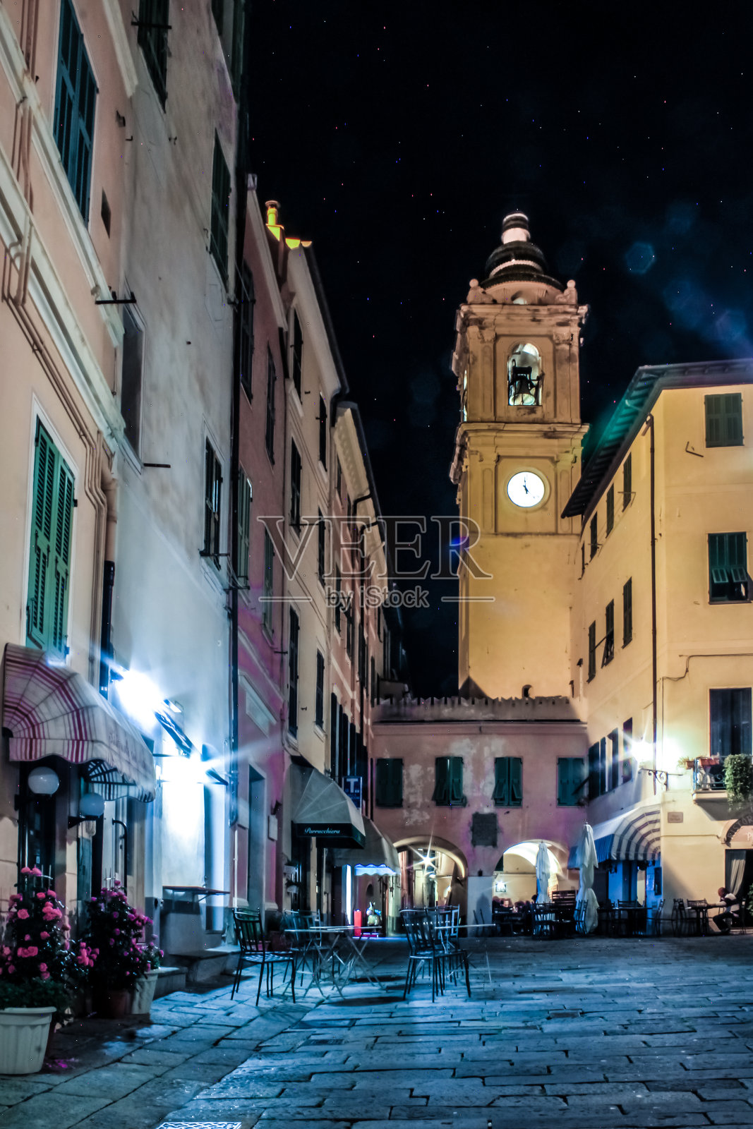 bordiighera中世纪古城照片摄影图片