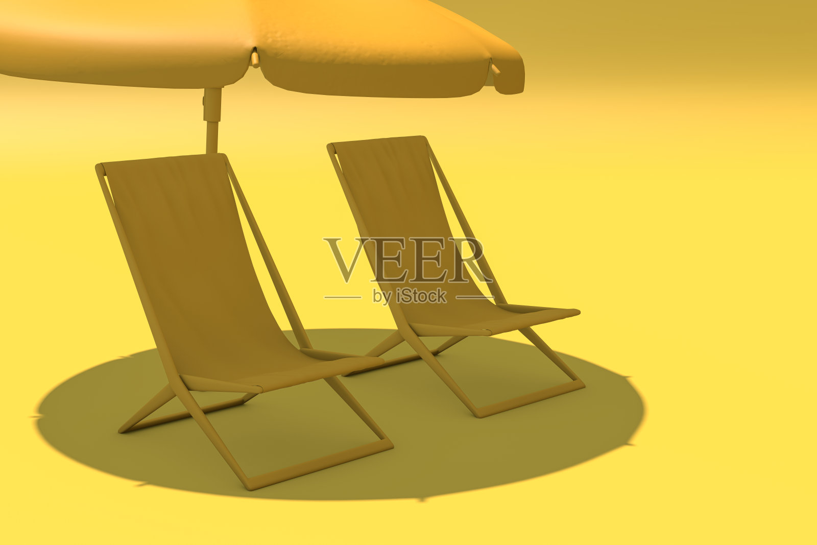 夏季概念的3D渲染。照片摄影图片