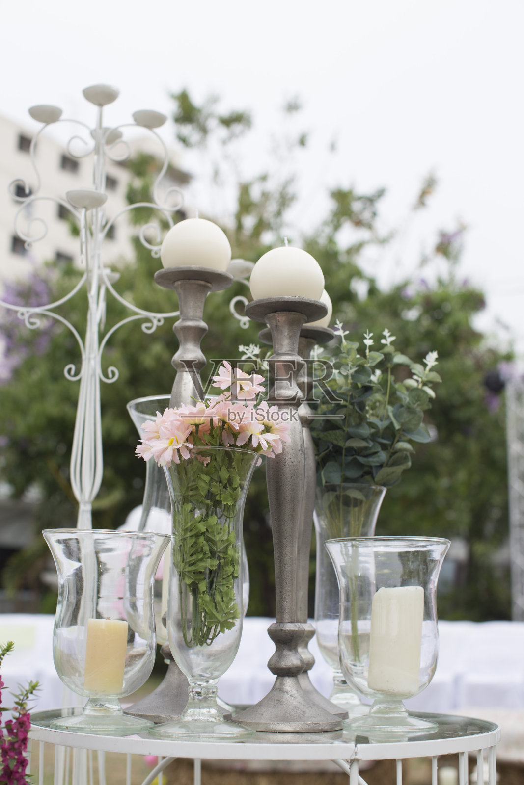 户外婚礼装饰照片摄影图片