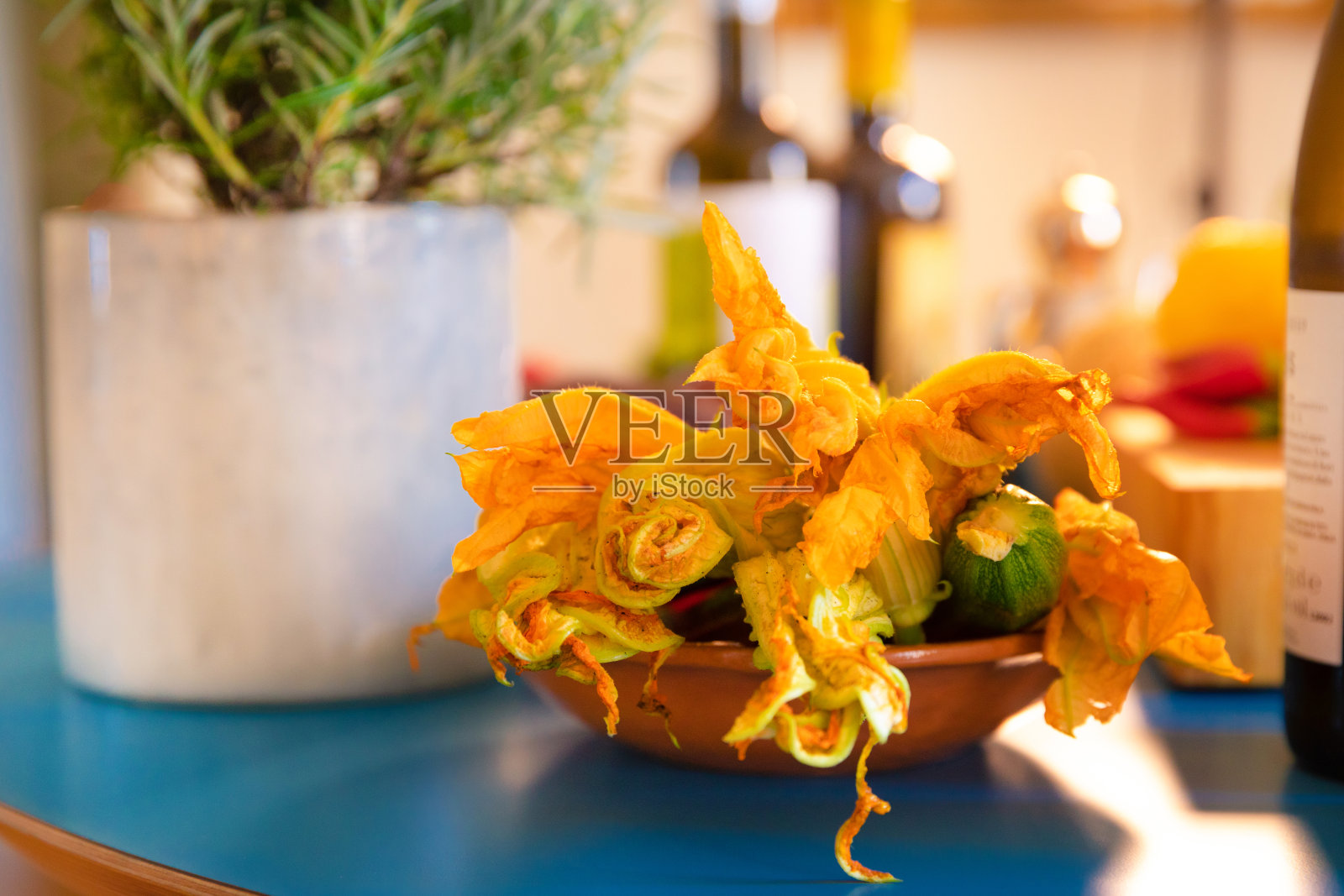 南瓜花照片摄影图片