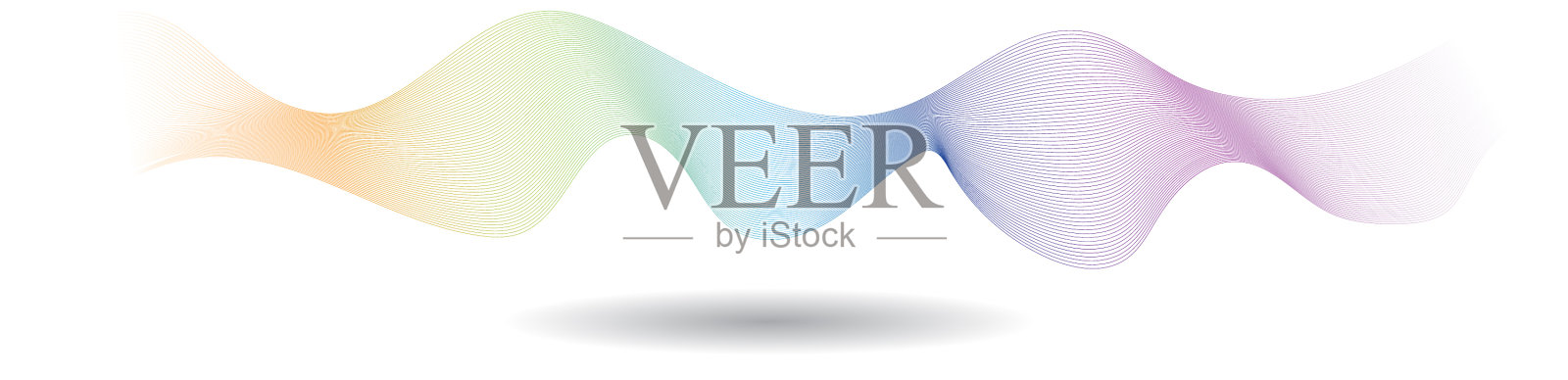 波线图标设计元素图片