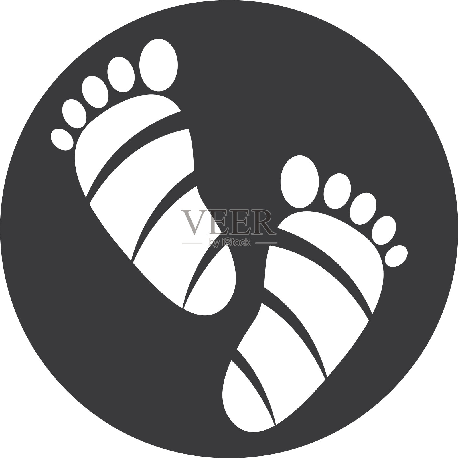 足疗师标志图标图标素材