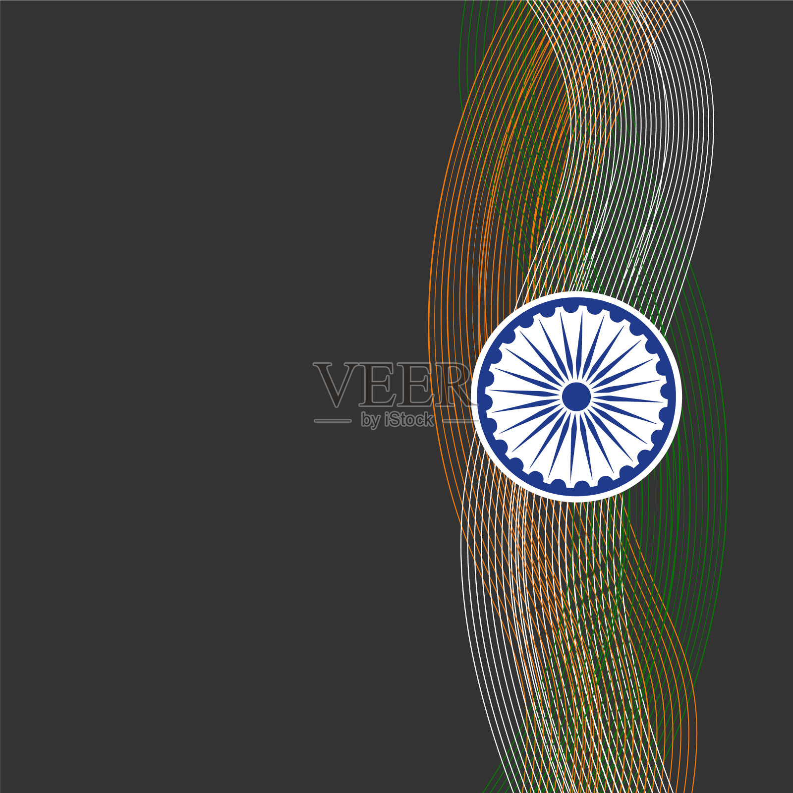 印度共和国日插画图片素材