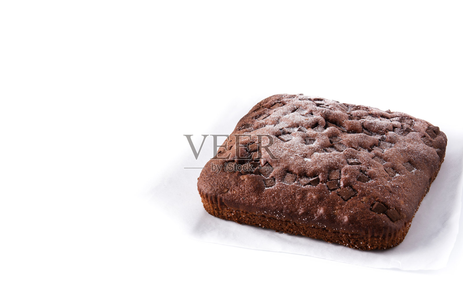 甜巧克力海绵蛋糕照片摄影图片