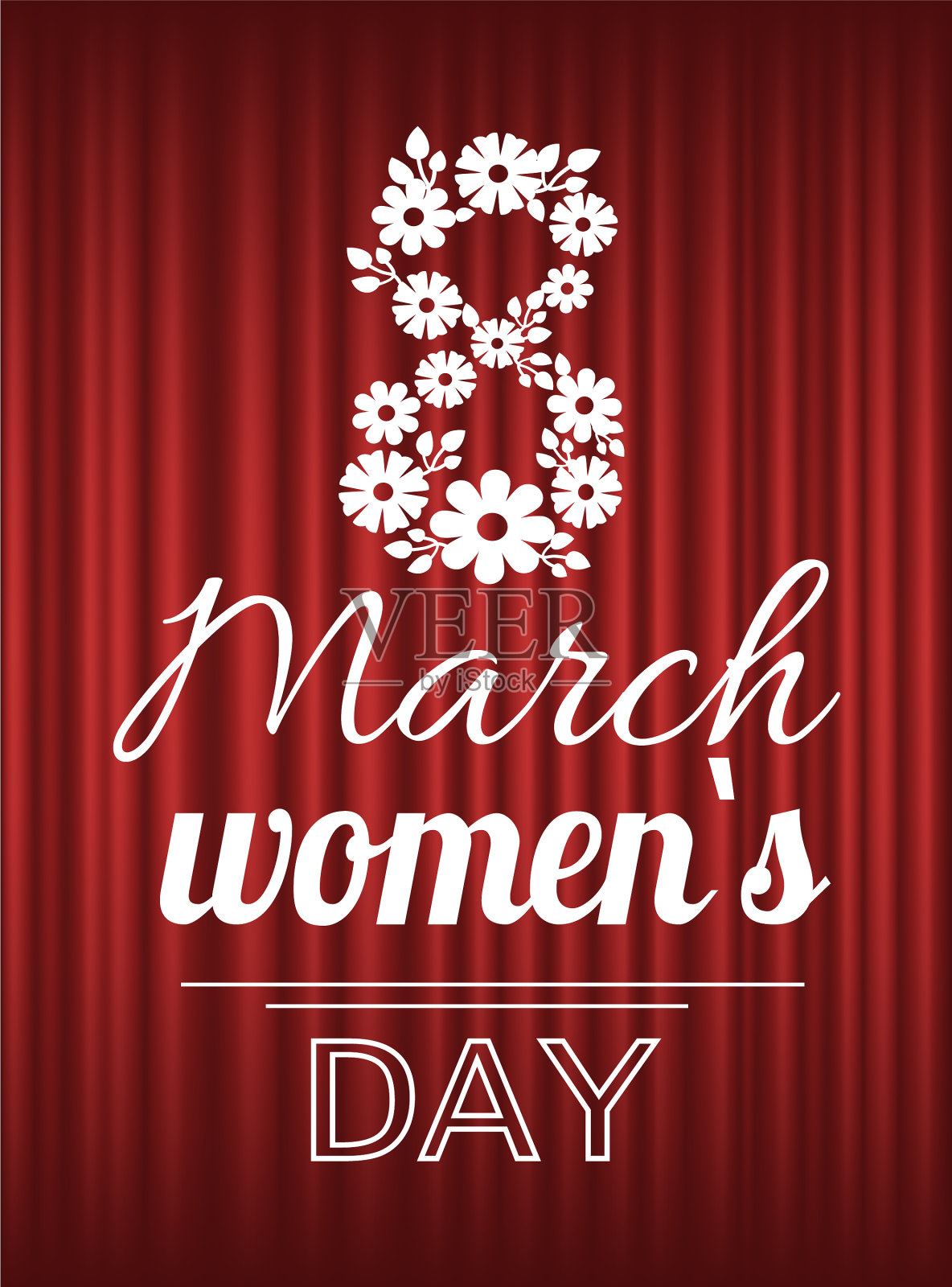 3月8日庆祝国际妇女节日插画图片素材