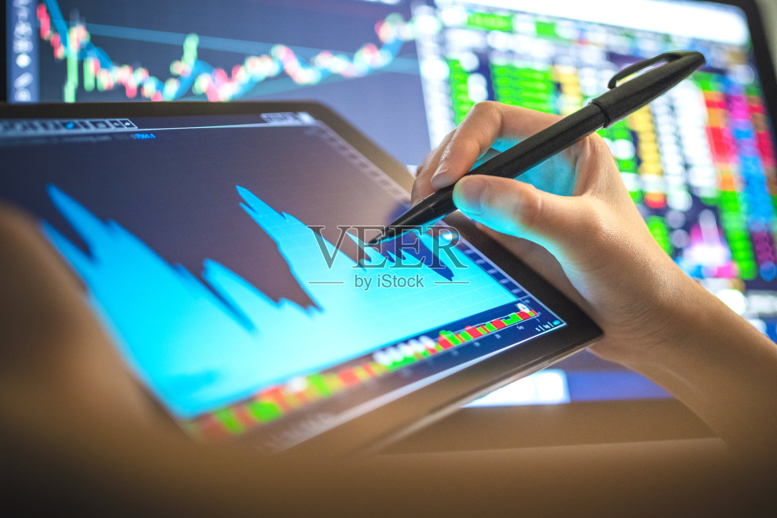 投资业务主题背景股市和金融业务分析股市股市崩盘和金融危机衰退照片摄影图片