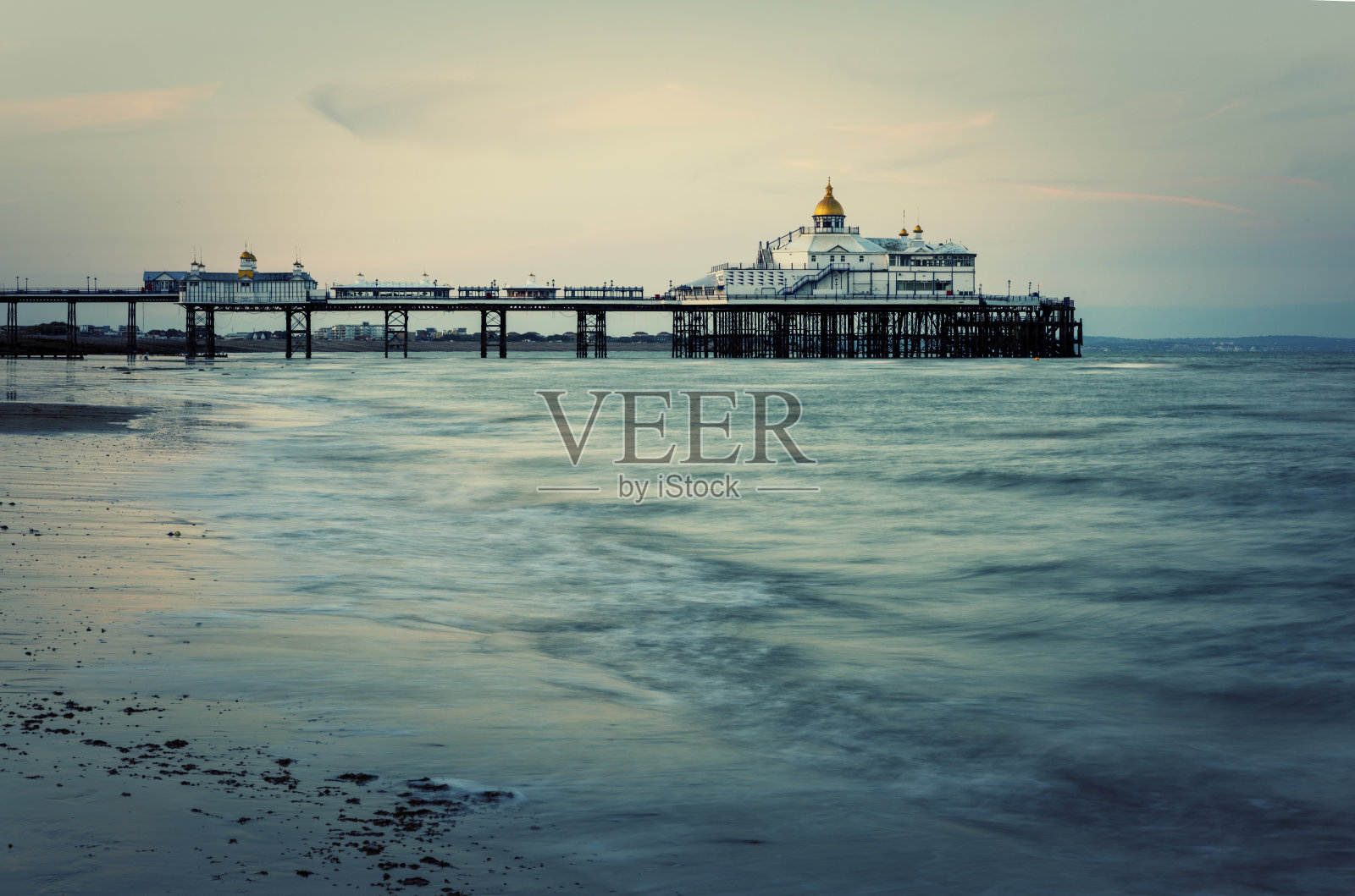 伊斯特本码头照片摄影图片