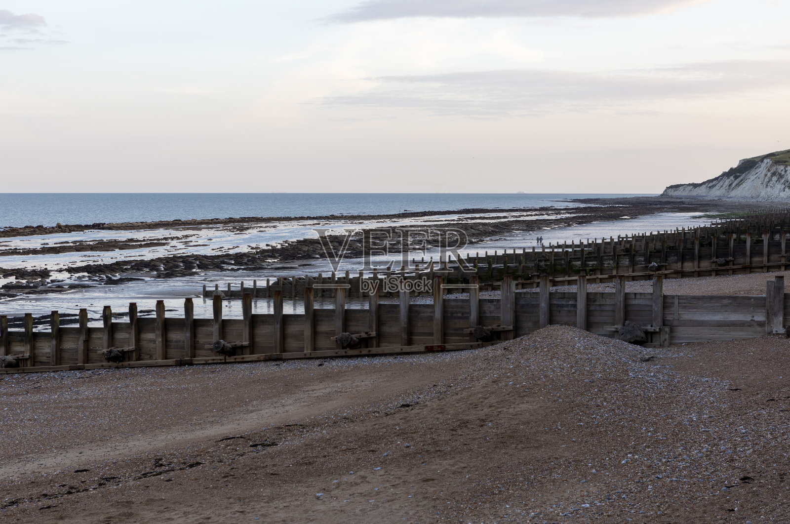 伊斯特本的海岸线照片摄影图片