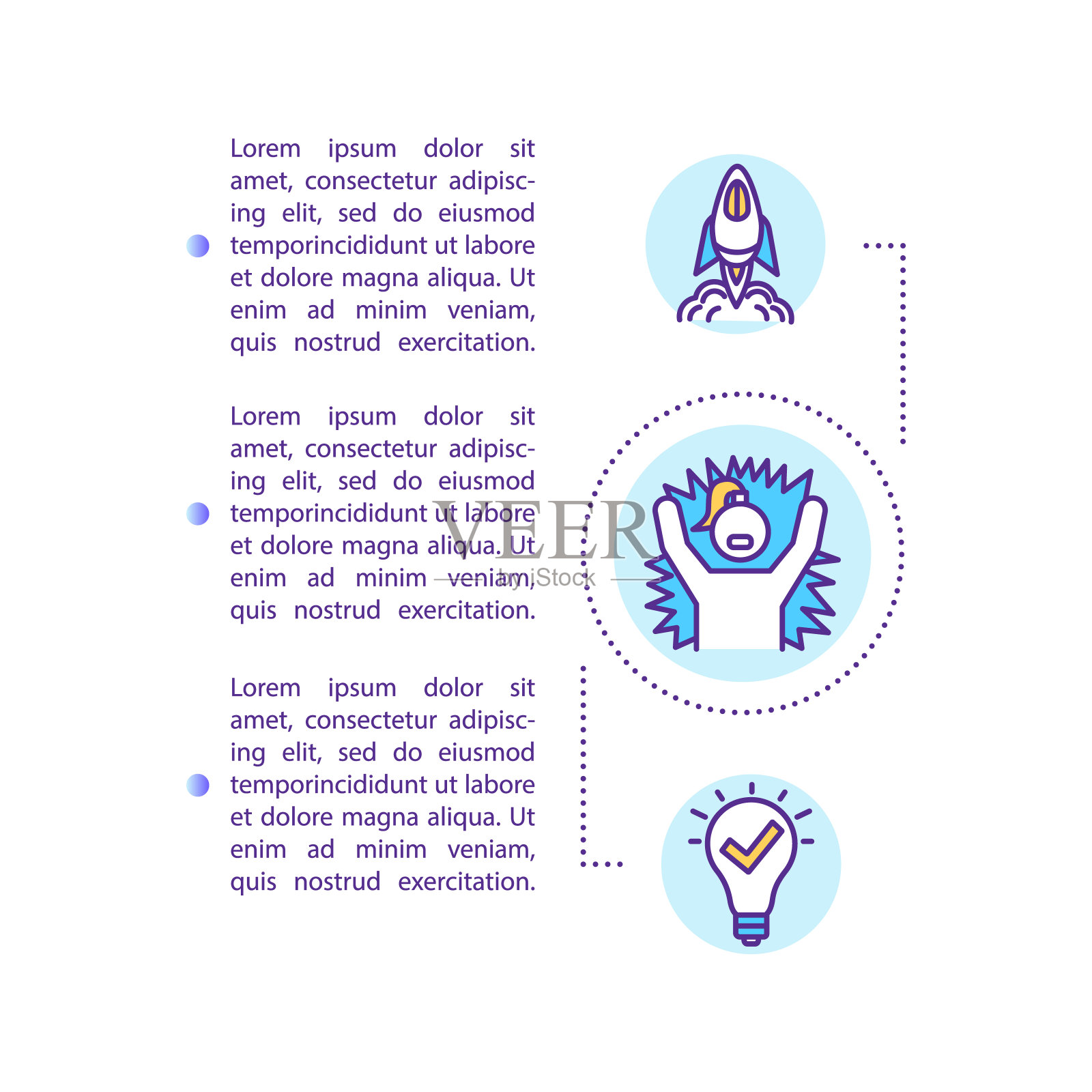 精神崩溃概念图标与文本。个人危机。易怒。情感的爆发。PPT页面矢量模板。宣传册，杂志，小册子设计元素与线性插图插画图片素材