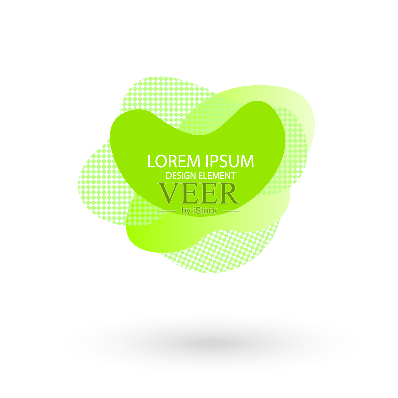 在白色背景上隔离的流体帧。抽象的液体形状，色彩丰富的元素，梯度波与几何线。矢量平面设计的横幅，传单，名片，邀请，礼品卡。插画图片素材